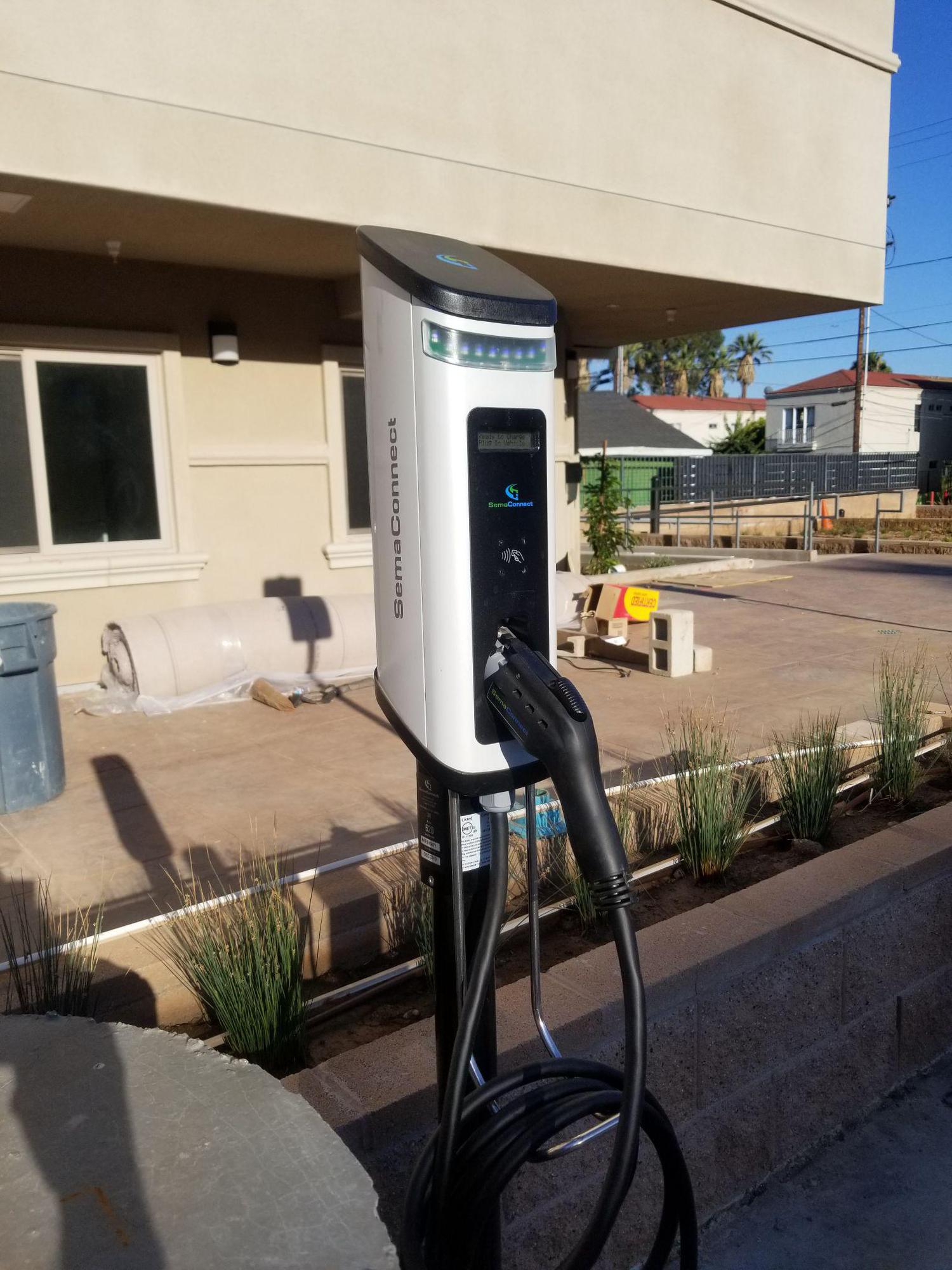 Swansea Senior Apartments Los Angeles, CA EV Station