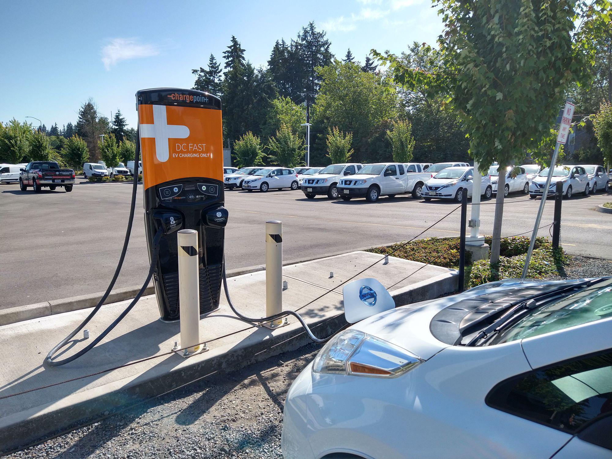 Campbell Nissan Commercial Edmonds, WA EV Station