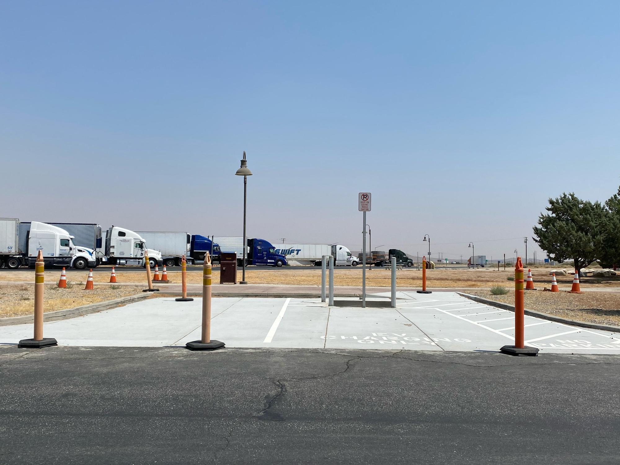 Boron Rest Area Eastbound Boron, CA EV Station