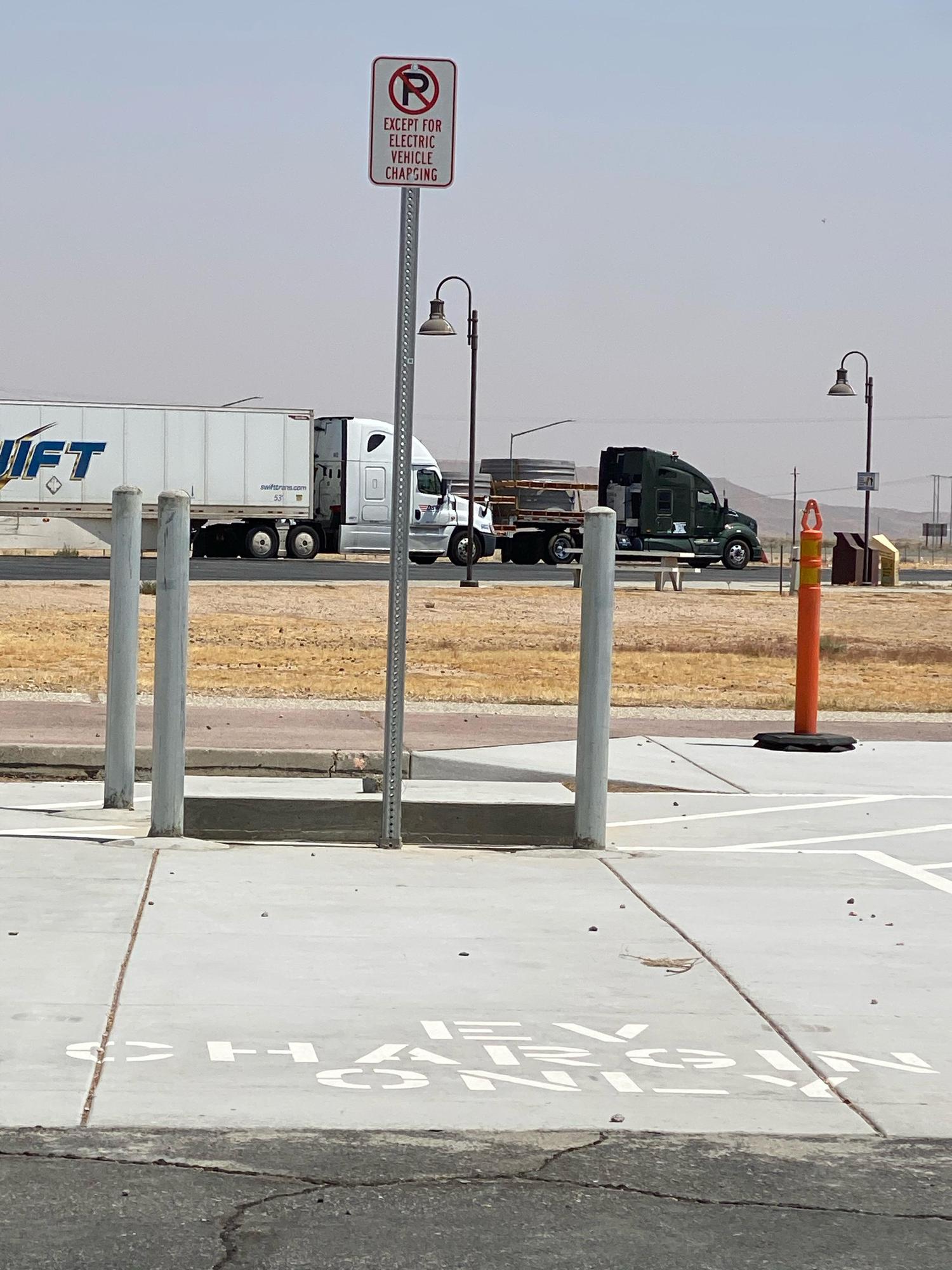 Boron Rest Area Eastbound Boron, CA EV Station