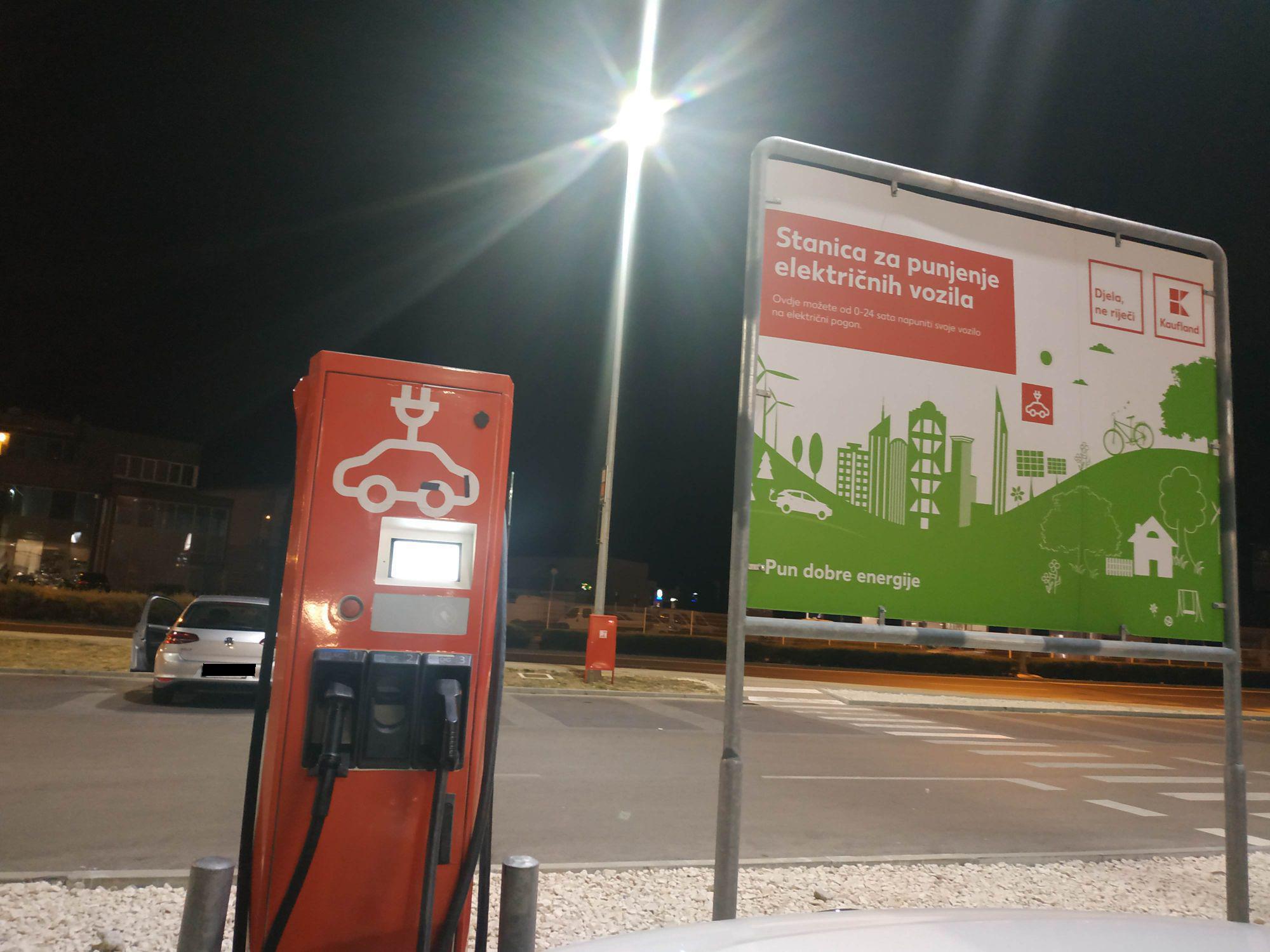 Kaufland Sinjoretovo Zadar, Zadarska županija EV Station
