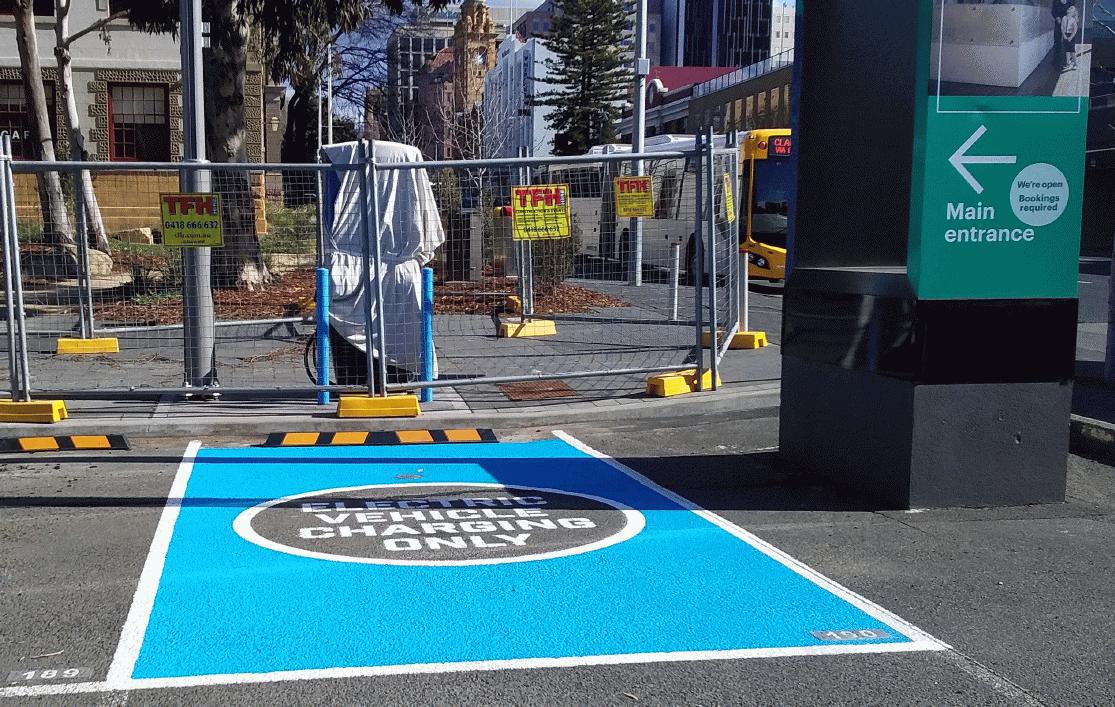 Dunn Place Car Park Hobart, TAS EV Station