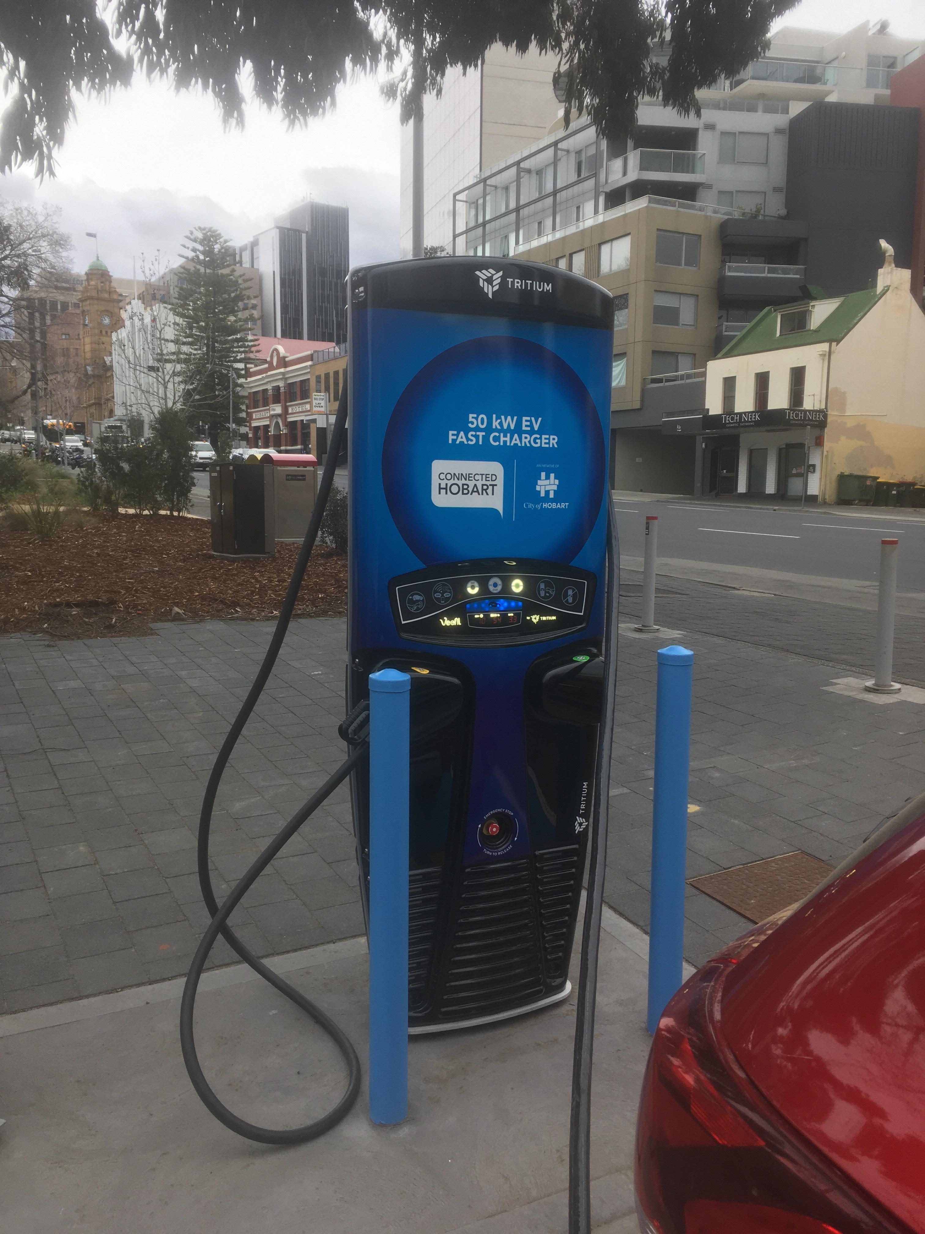 Dunn Place Car Park Hobart, TAS EV Station