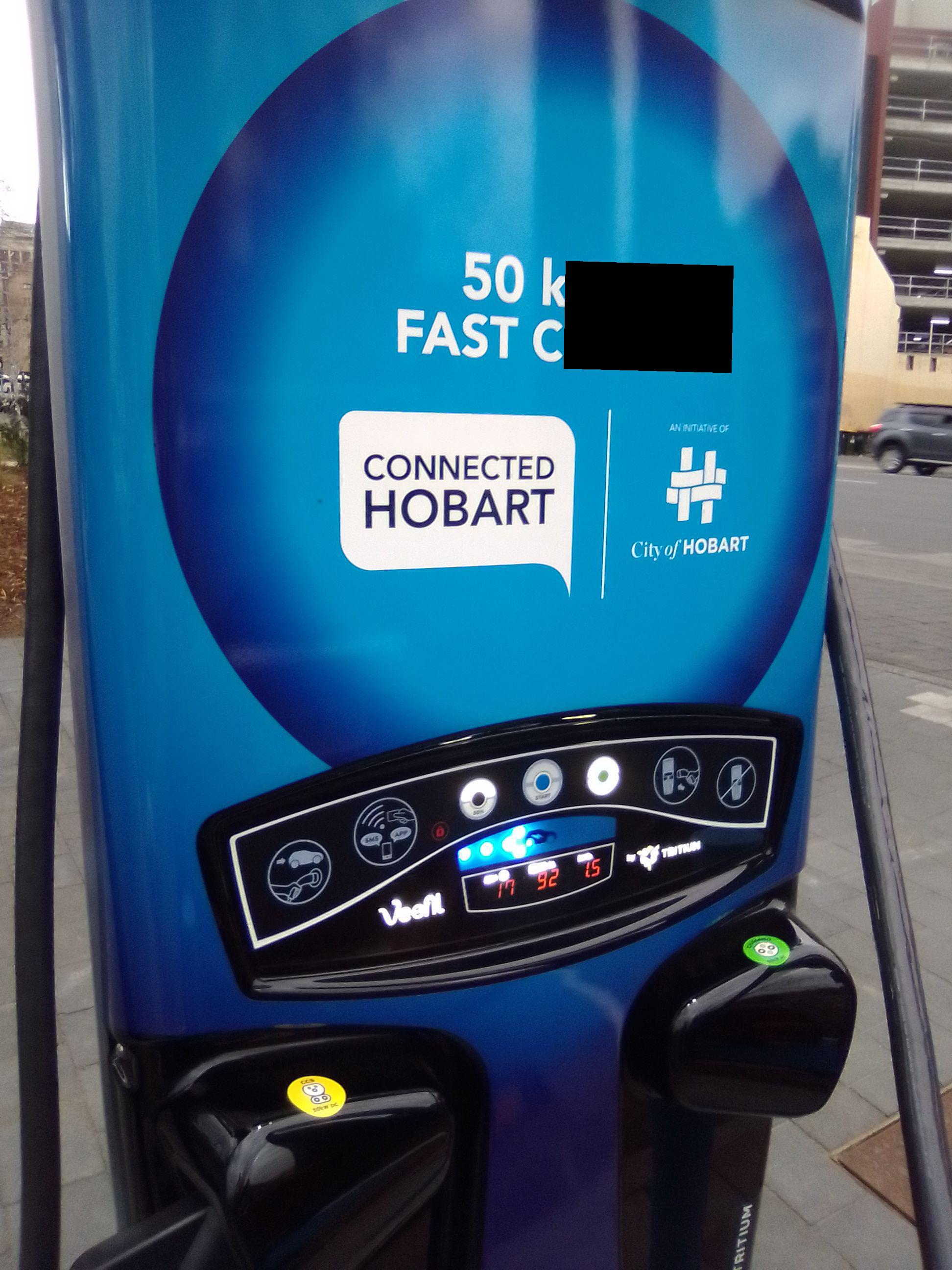 Dunn Place Car Park Hobart, TAS EV Station