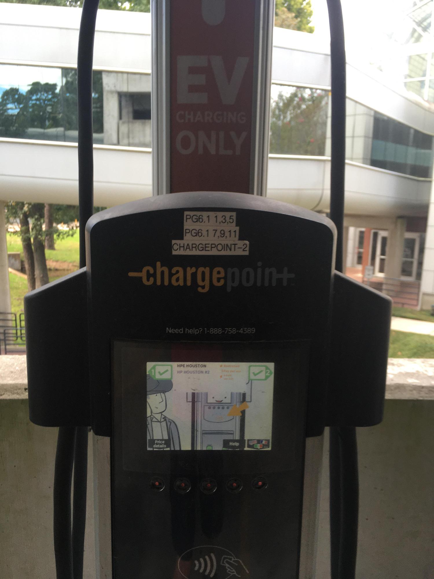 HPE Parking Garage 6 Houston, TX EV Station