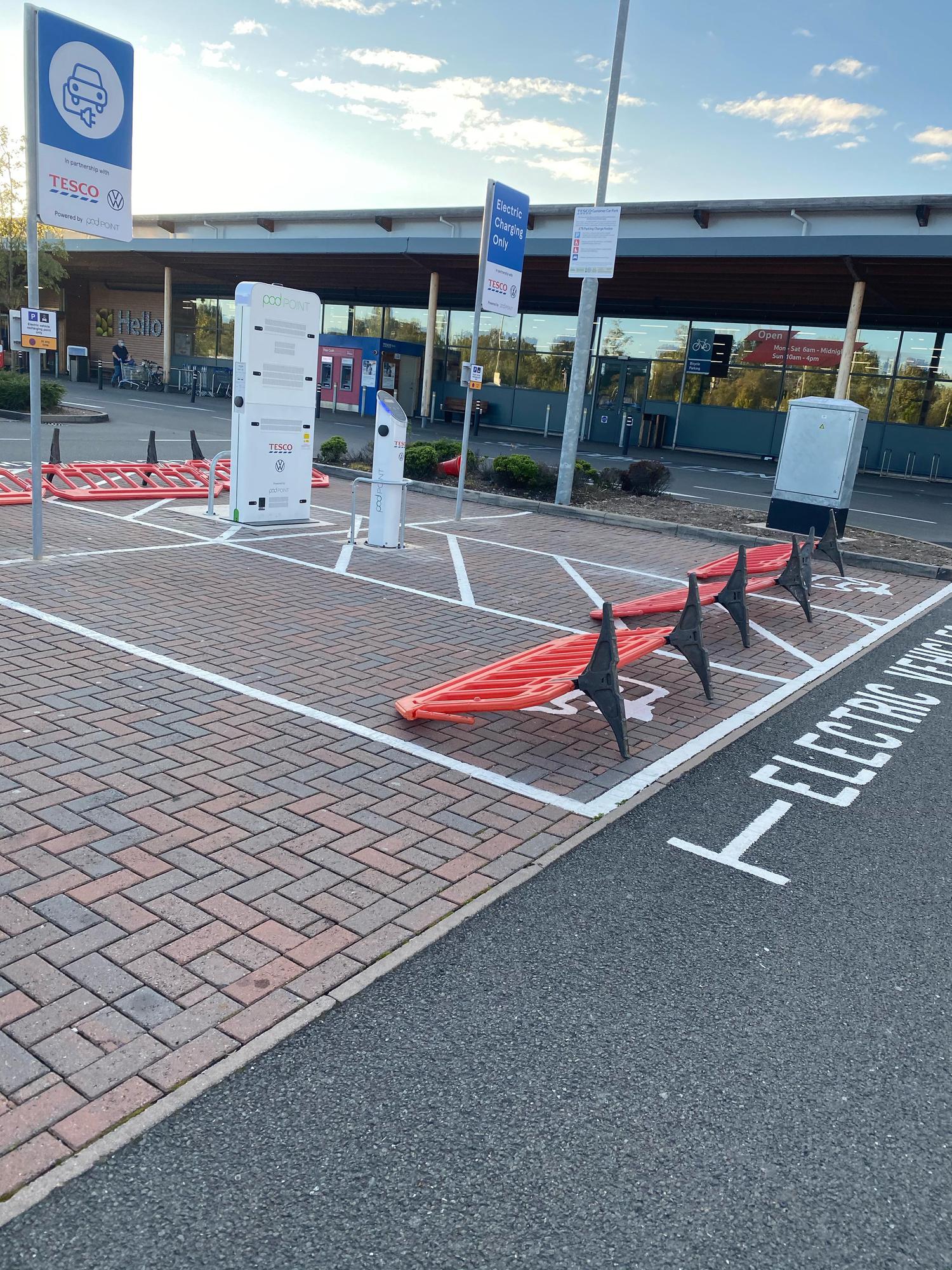 Tesco Superstore Rugeley Power Station Rd, Rugeley, WS15 2HS, United Kingdom EV Station