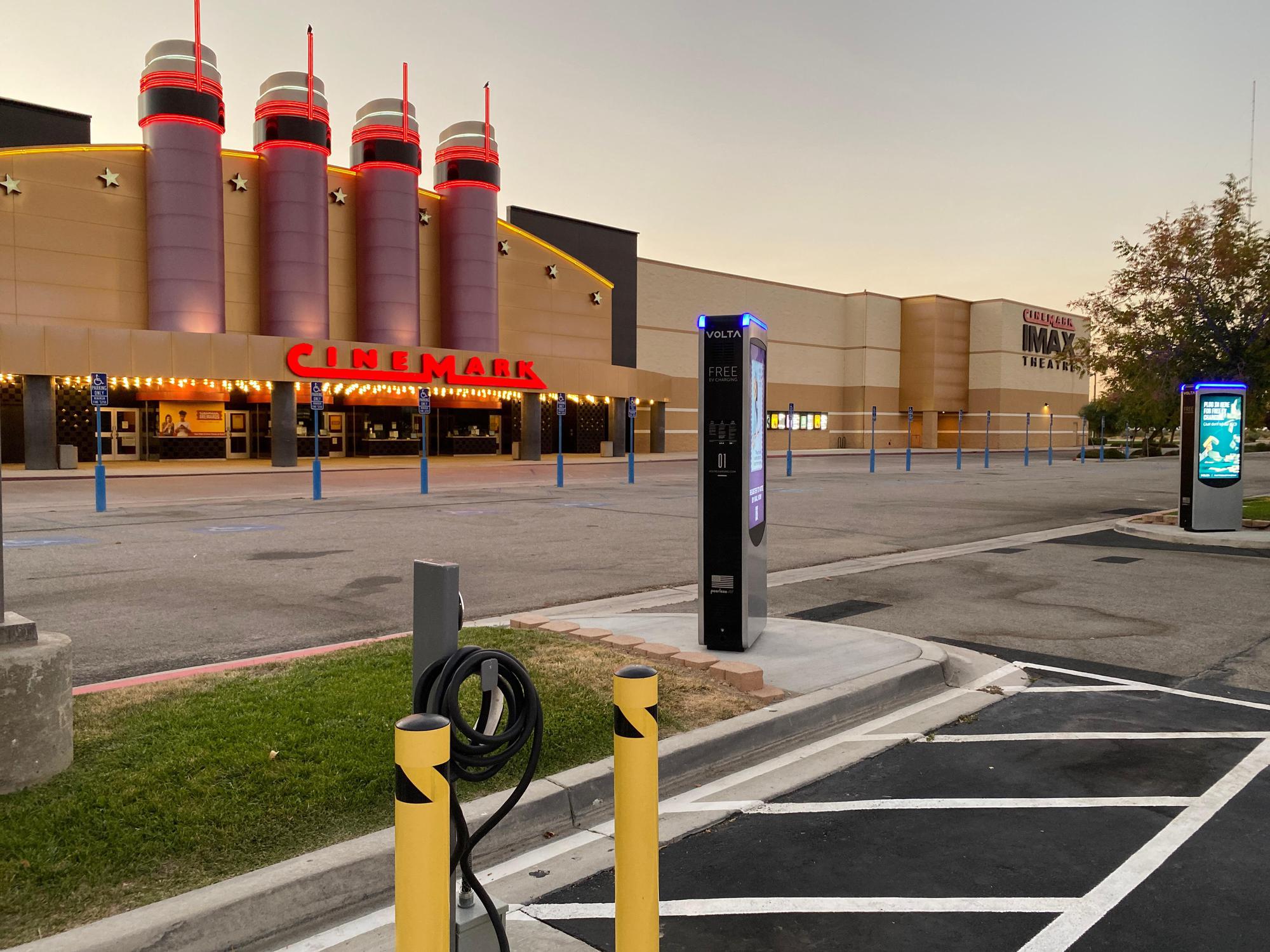 Cinemark 22 and IMAX Lancaster, CA EV Station