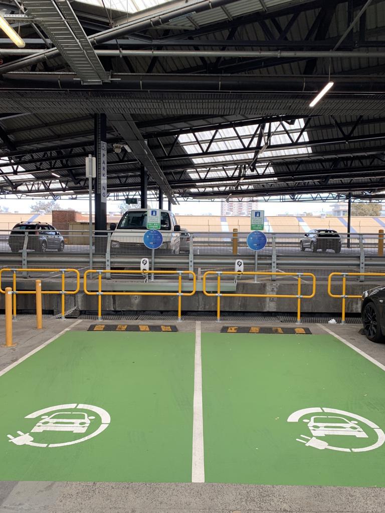South Melbourne Market Rooftop Parking South Melbourne, VIC EV Station