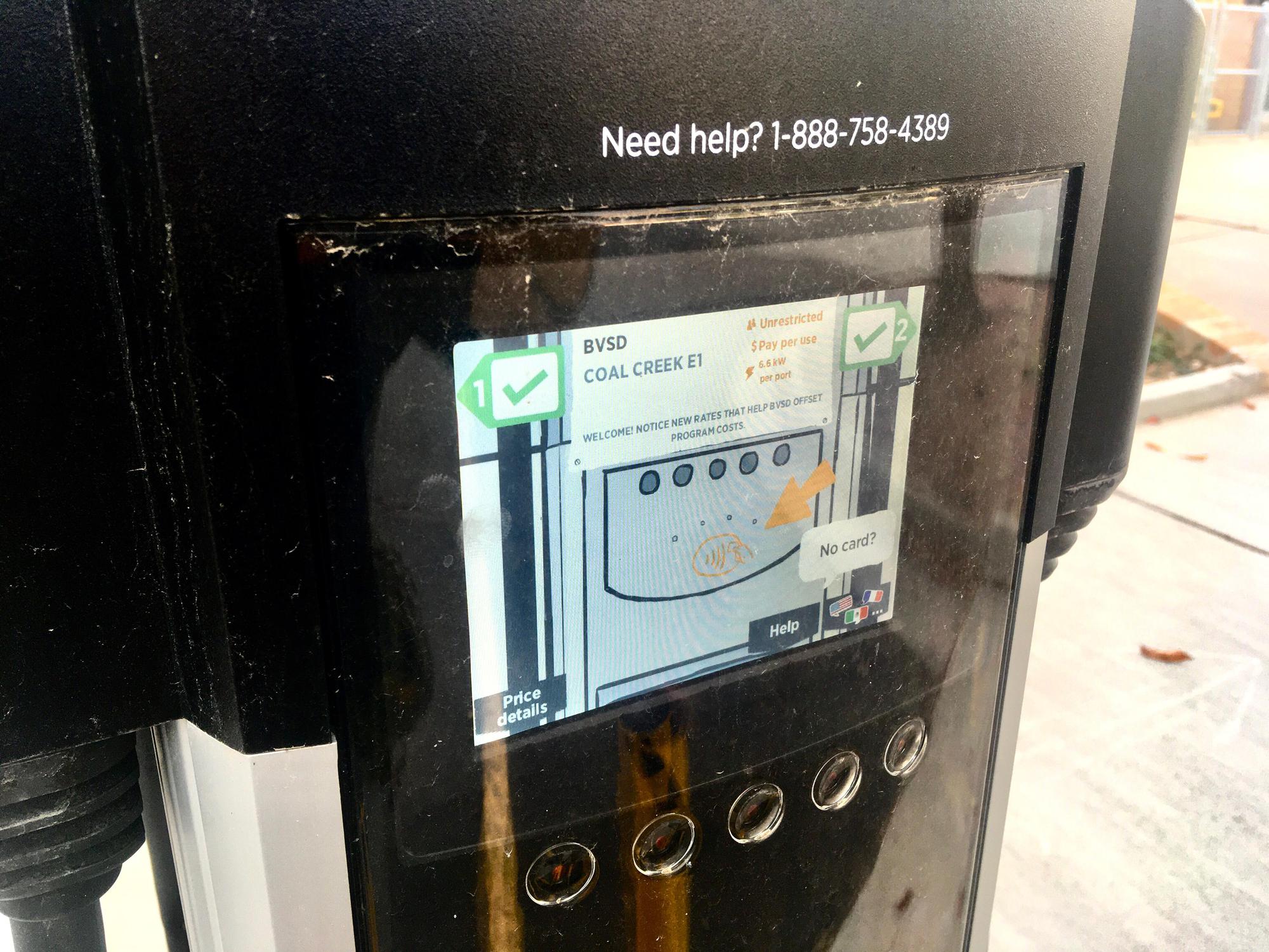 Coal Creek Elementary Louisville, CO EV Station