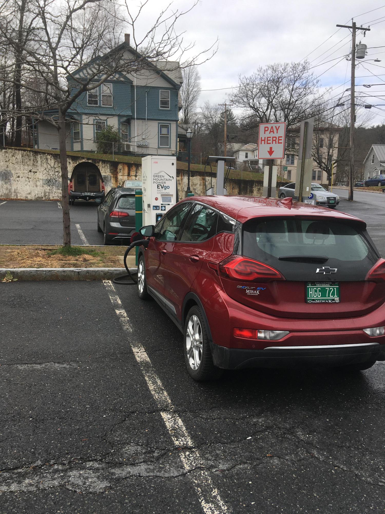 High Grove Parking Lot Brattleboro, VT EV Station