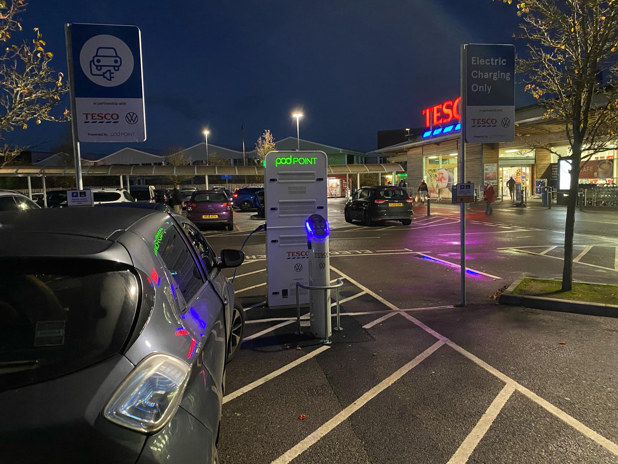 Tesco Superstore Amesbury Amesbury, England EV Station