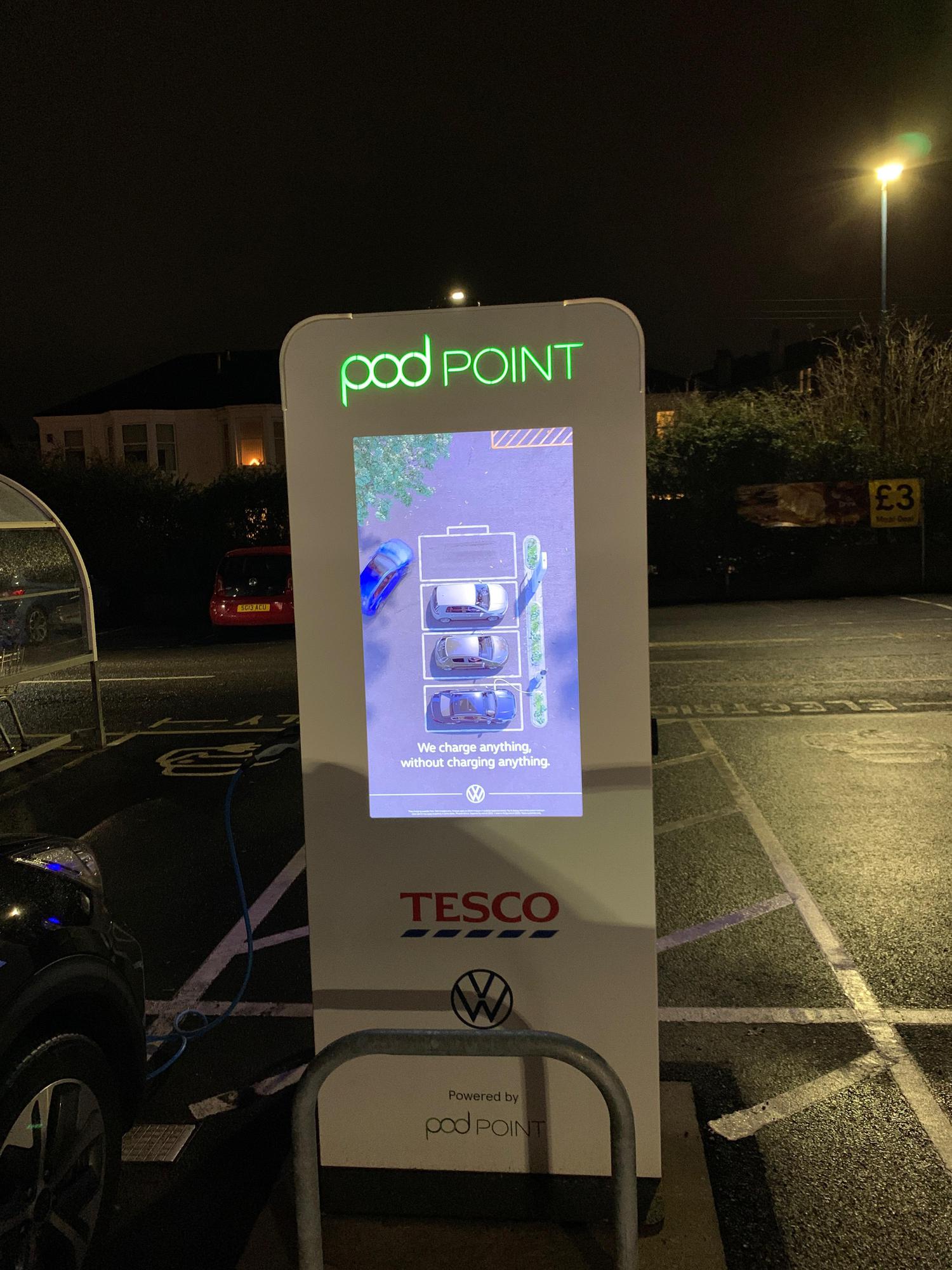 Tesco Superstore Burnside Rutherglen, Scotland EV Station