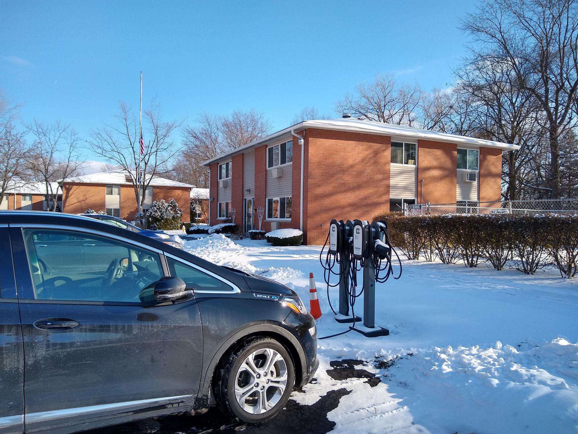 Woodridge Apartments Rochester, NY EV Station