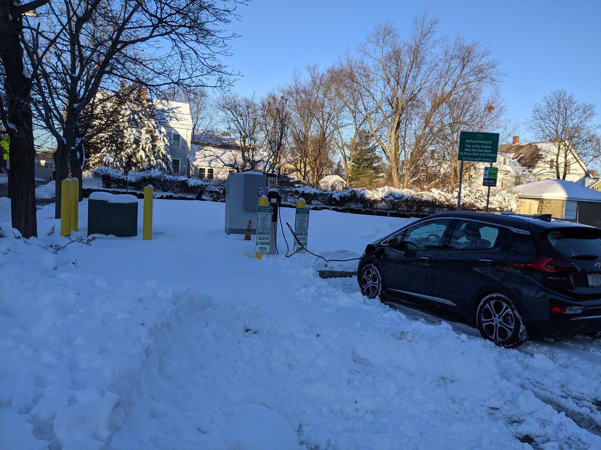 Arlington Center Municipal Parking Lot Arlington, MA EV Station