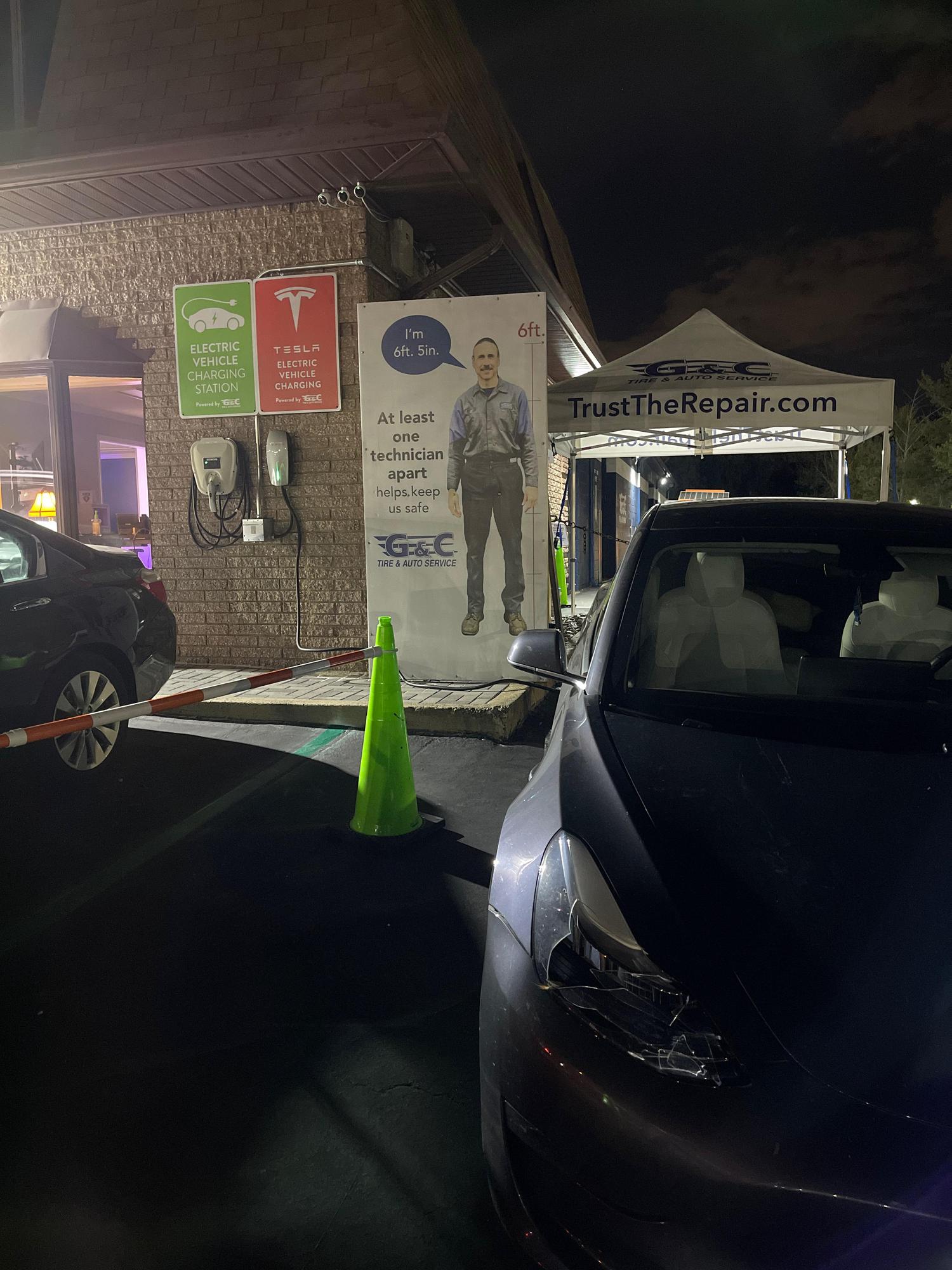 G&C Tire and Auto Service Chantilly, VA EV Station