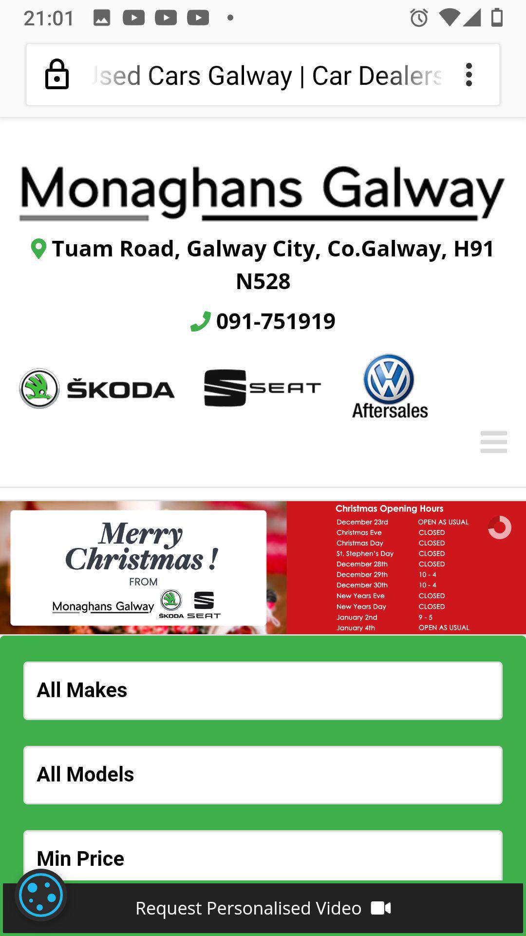 Monaghan & Sons Galway Galway, G EV Station