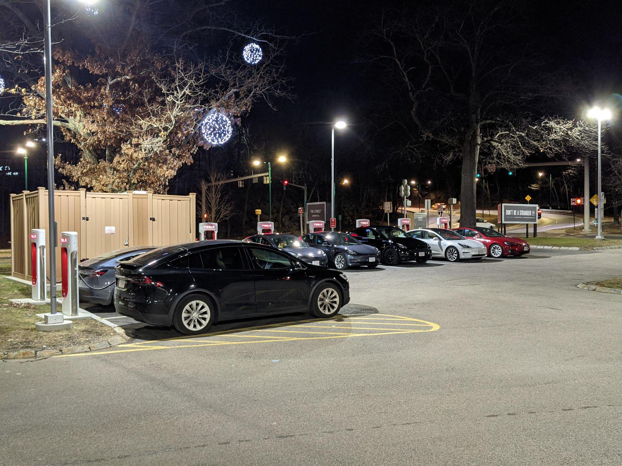 Boylston St Parking Lot Newton, MA EV Station