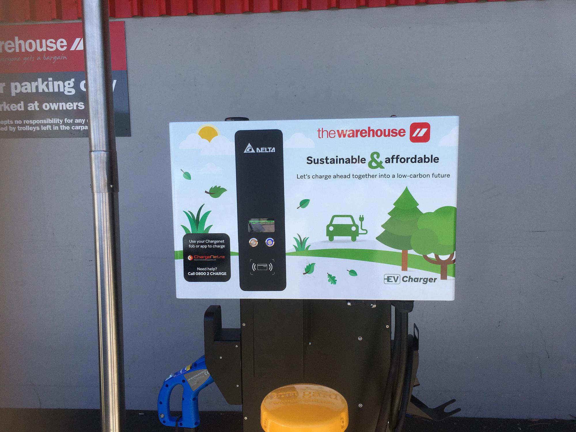 The Warehouse Blenheim Blenheim, Marlborough EV Station