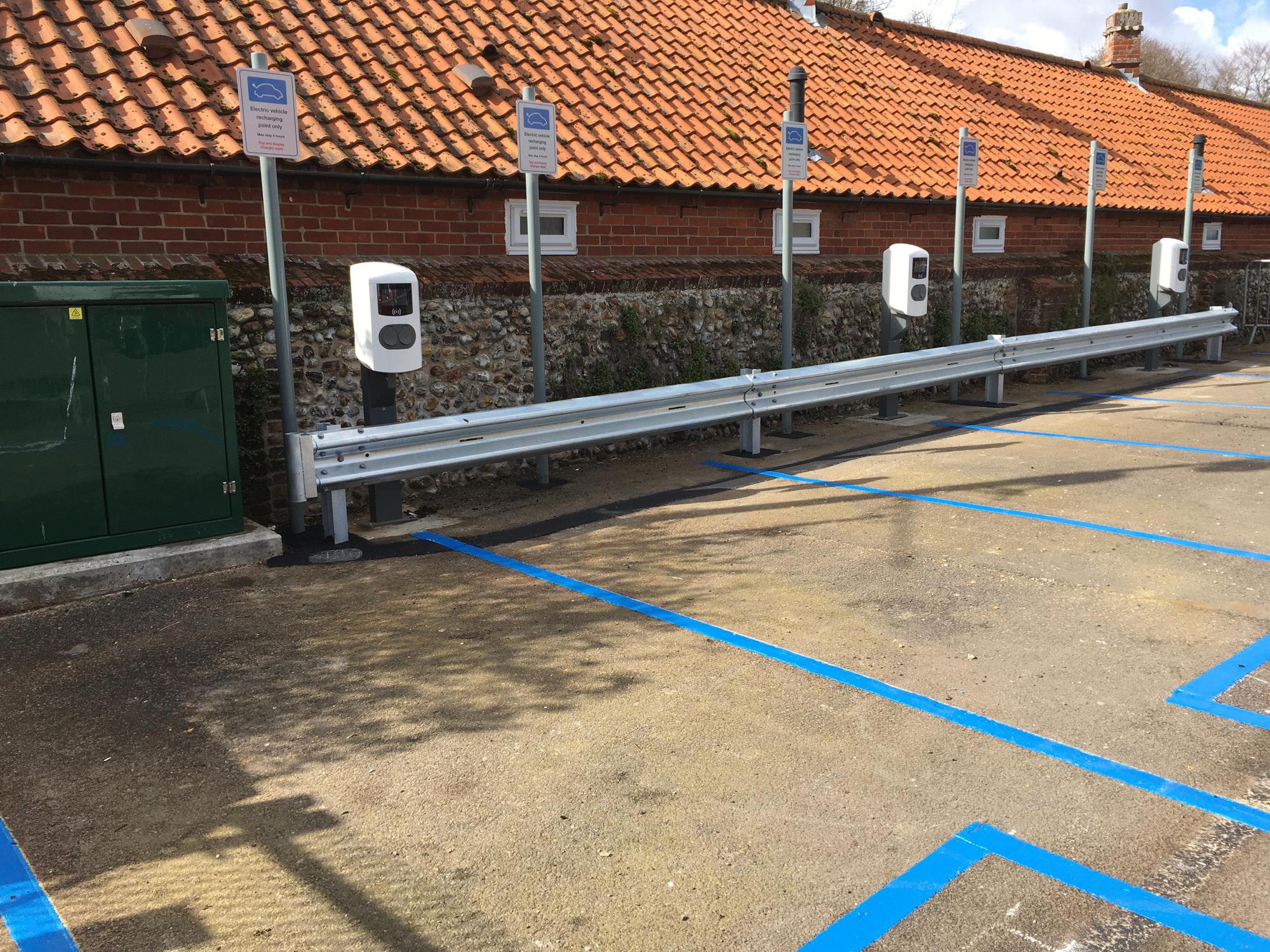 Queens Road Car Park Queens Road, Fakenham NR21 8BS, UK EV Station