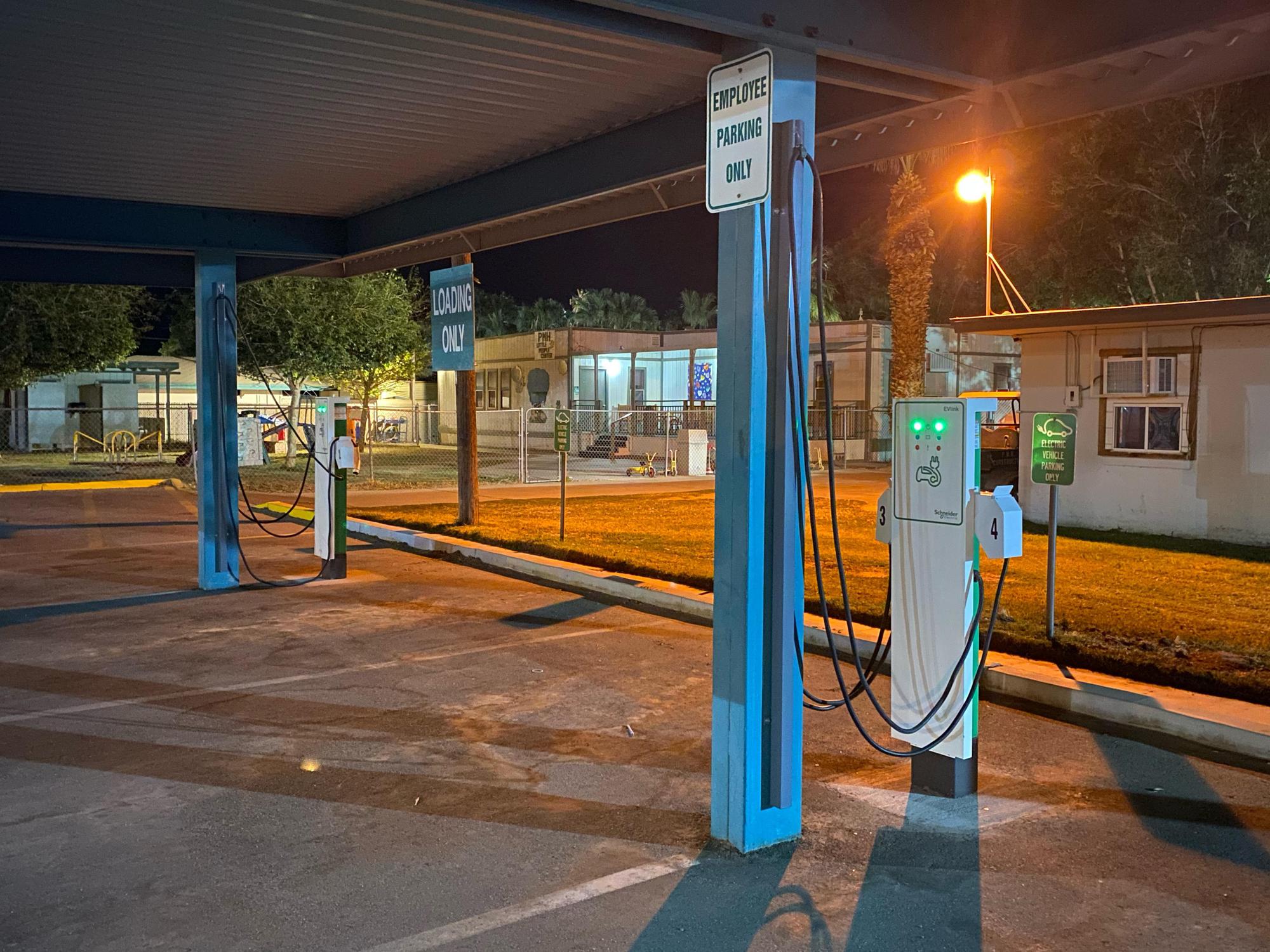 Pioneers Memorial Hospital Brawley, CA EV Station