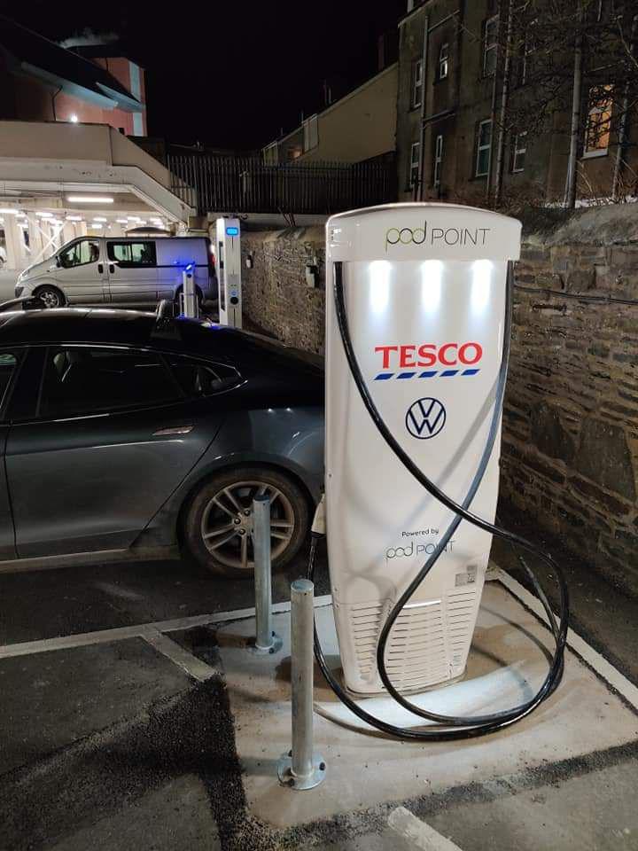 Tesco Superstore Aberystwyth Park Ave, Aberystwyth, SY23 1PB, United Kingdom EV Station