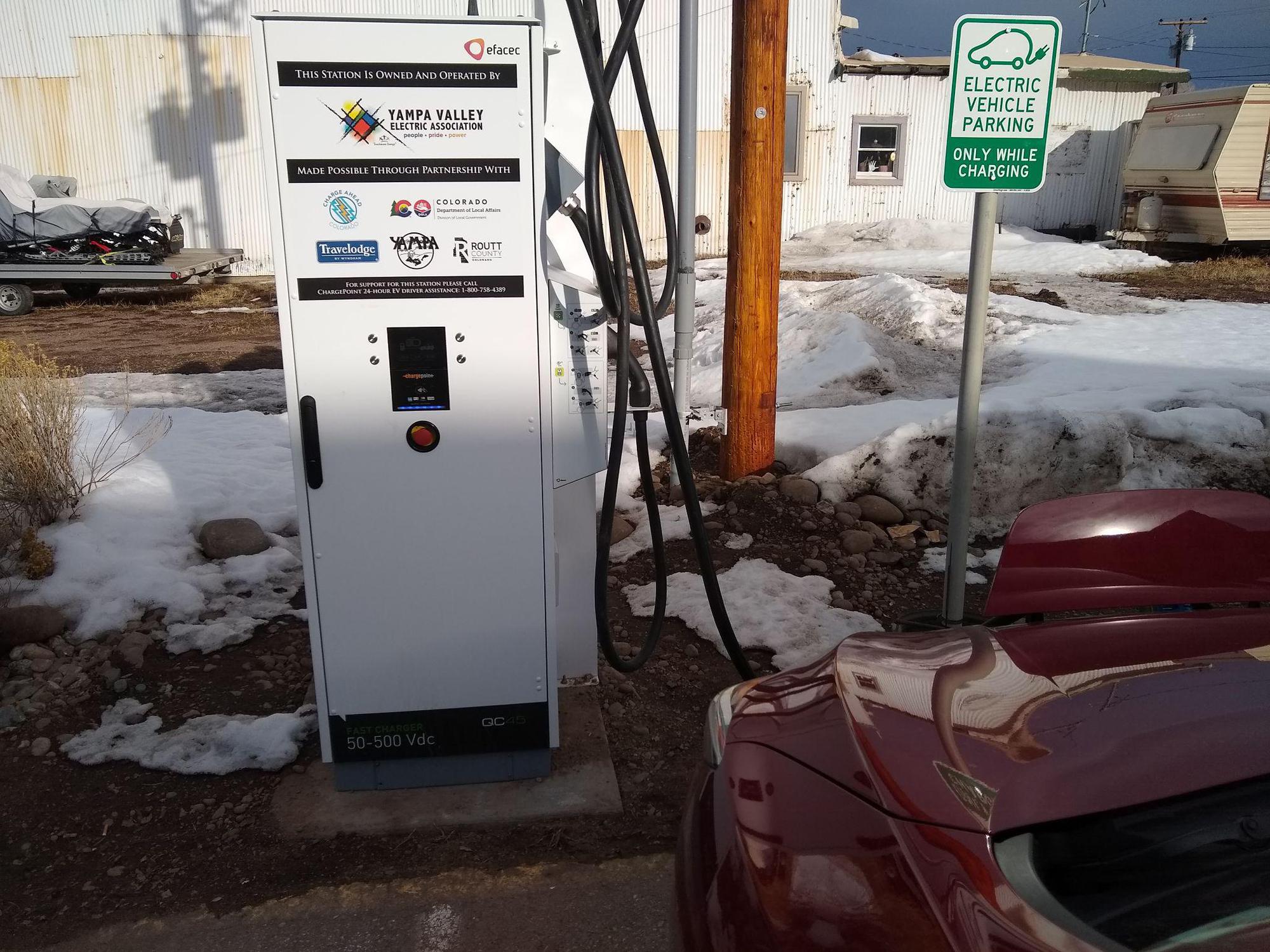 Penny's Diner Yampa, CO EV Station