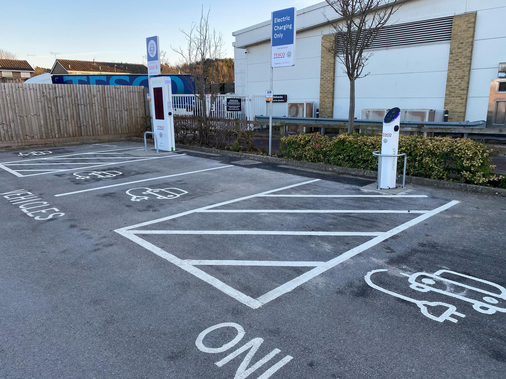 Tesco Metro Brandon London Rd, Brandon, IP27 0ER, United Kingdom EV