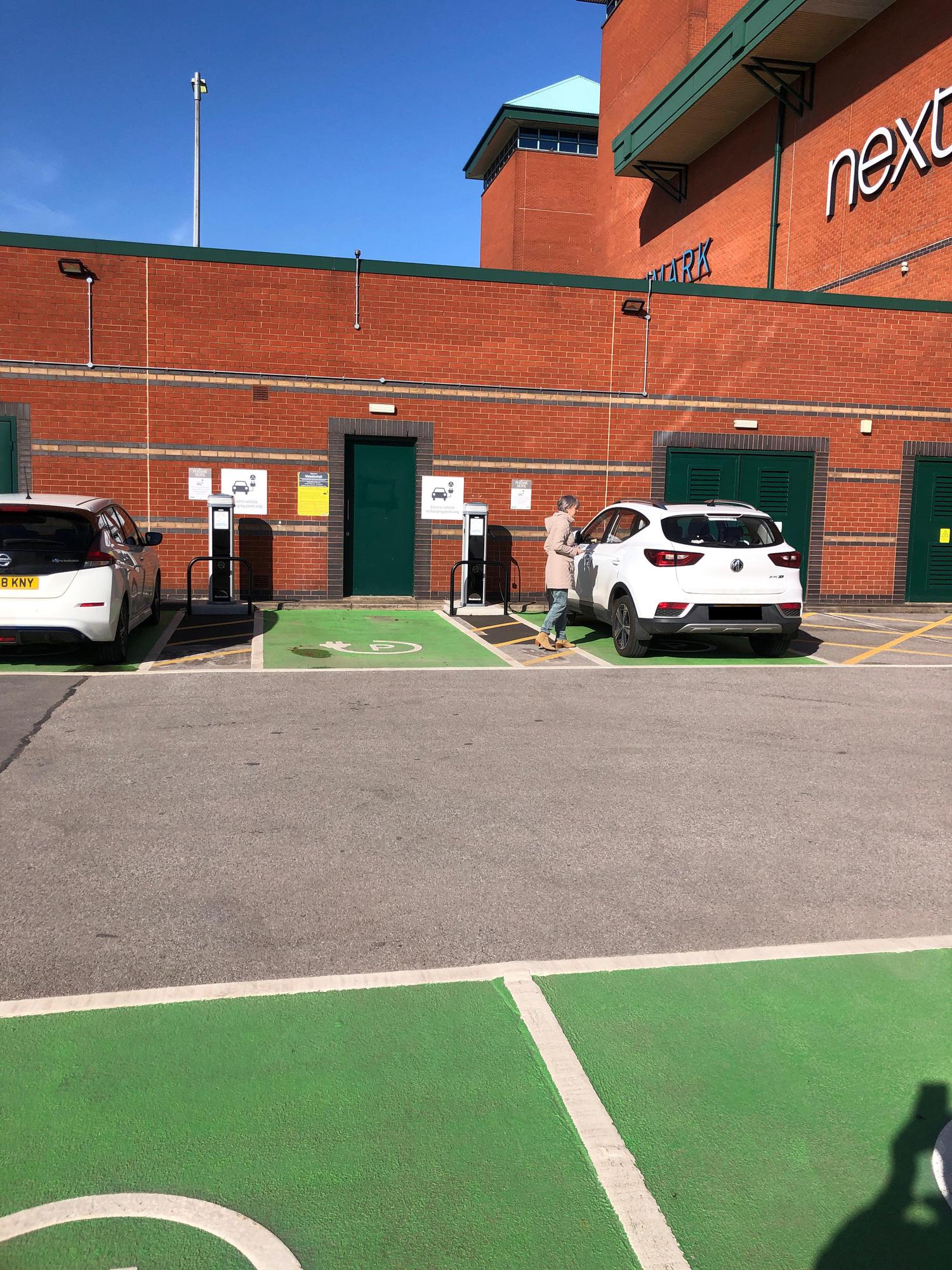 Meadowhall Centre Orange Car Park Sheffield, England EV Station