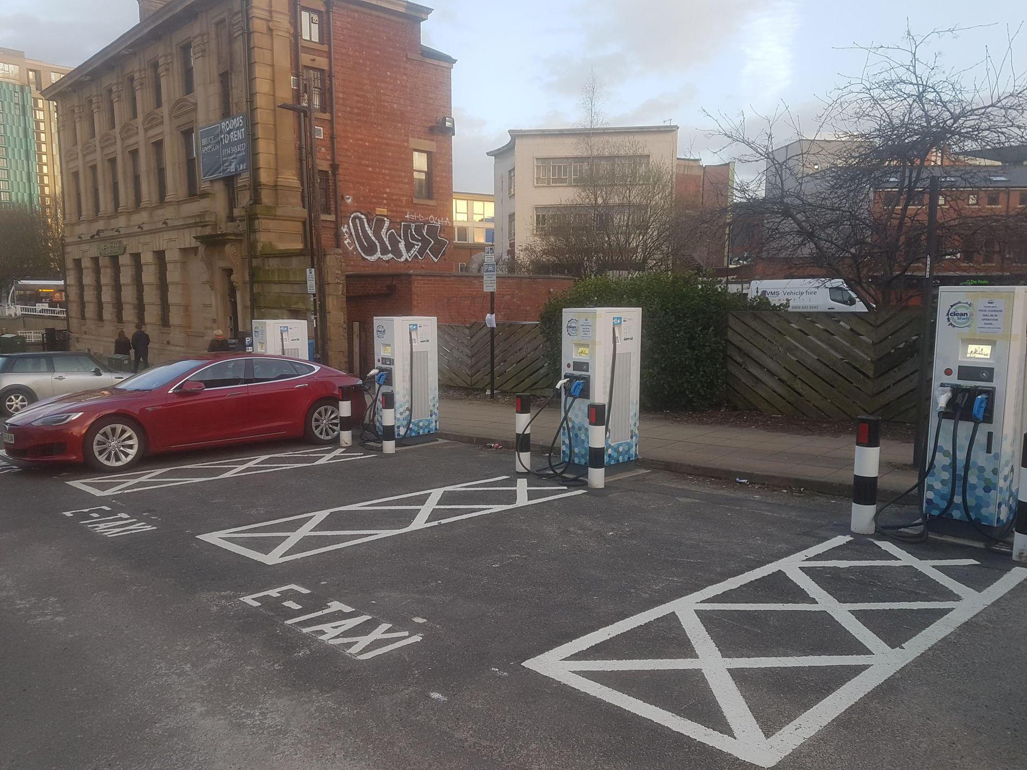 Clarence Lane Car Park Clarence Lane, Sheffield, S2 4LN EV Station