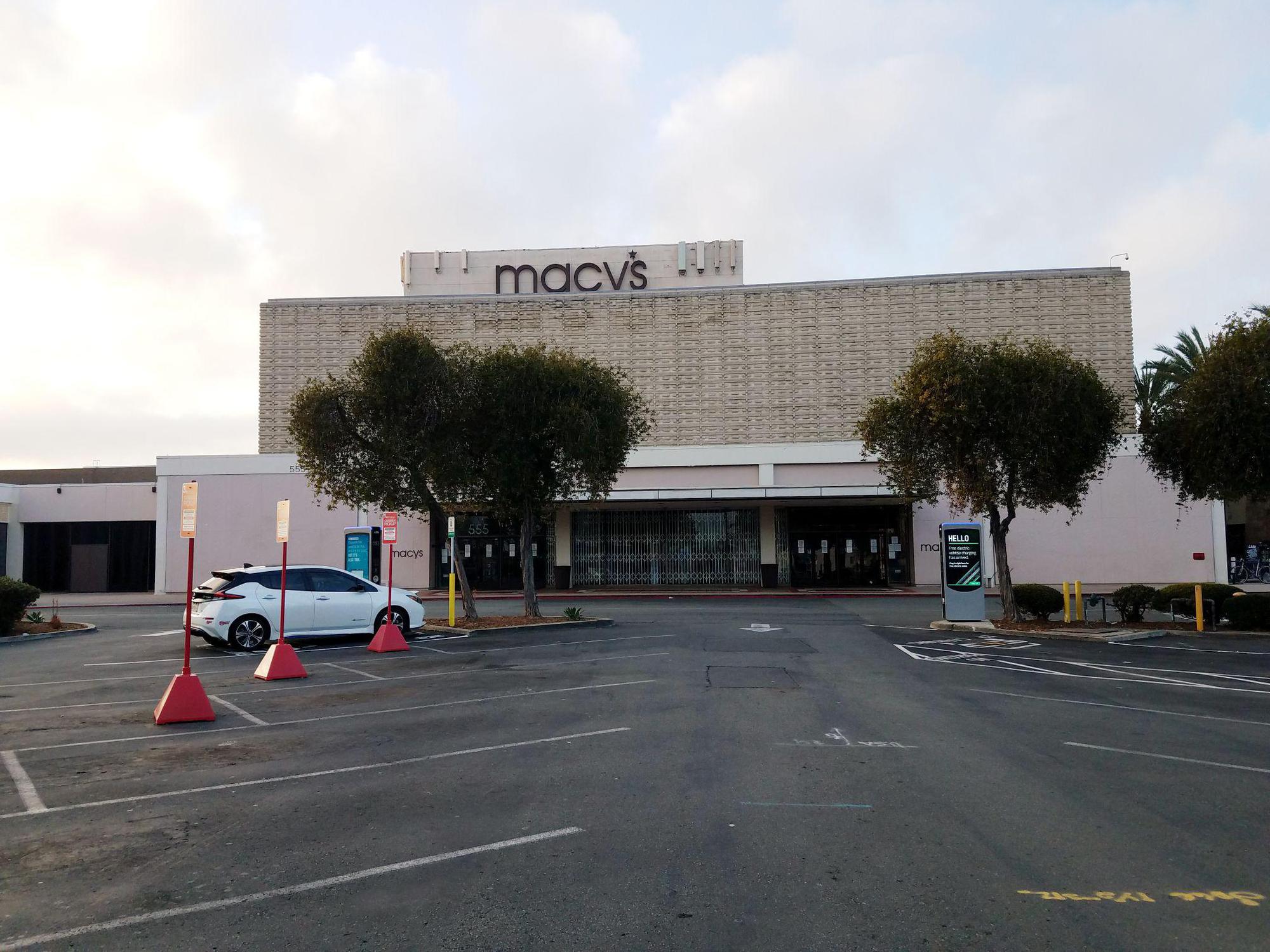 Chula Vista Center Macy's Chula Vista, CA EV Station