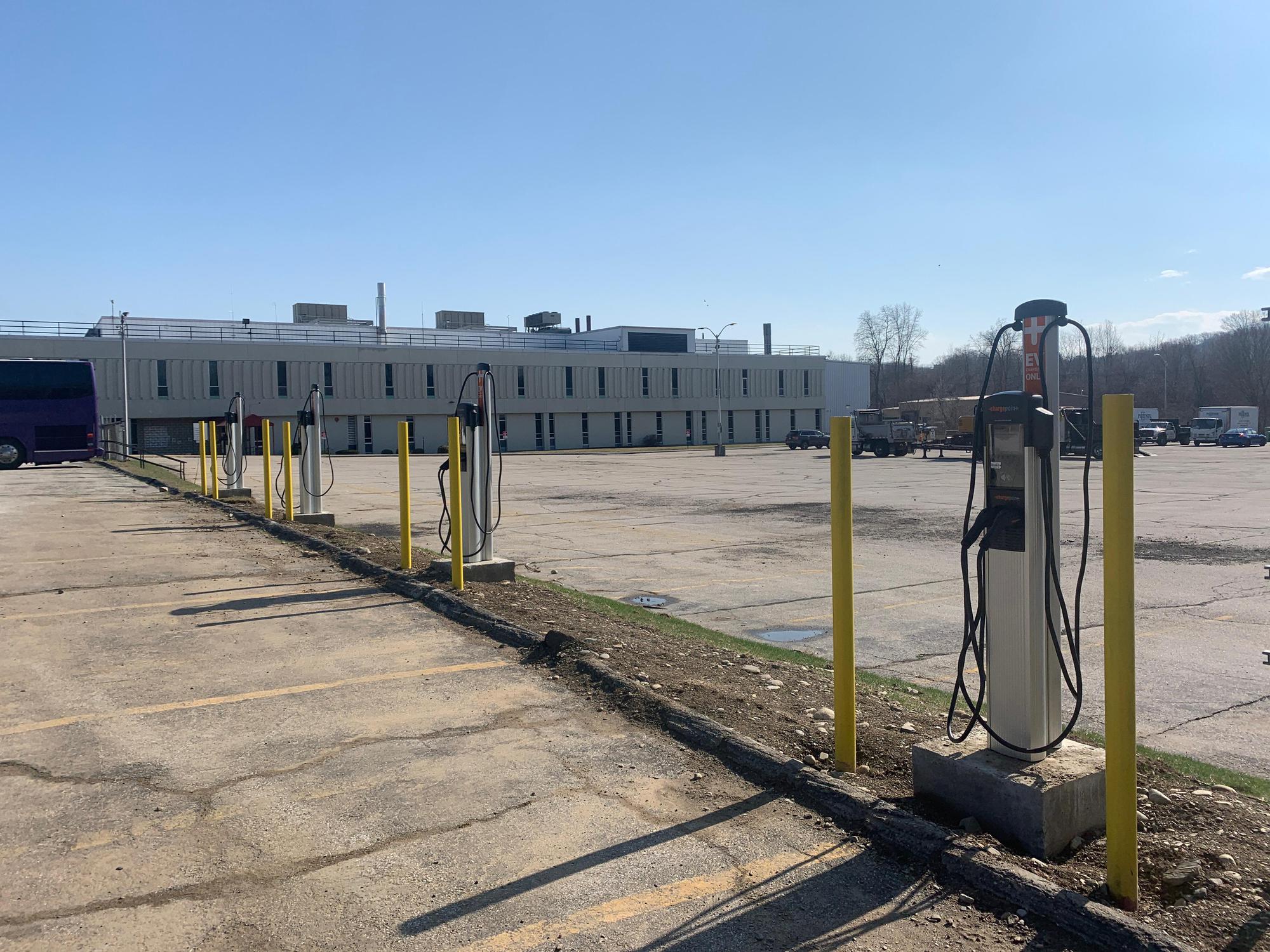 NE Cutoff Parking Lot Worcester, MA EV Station