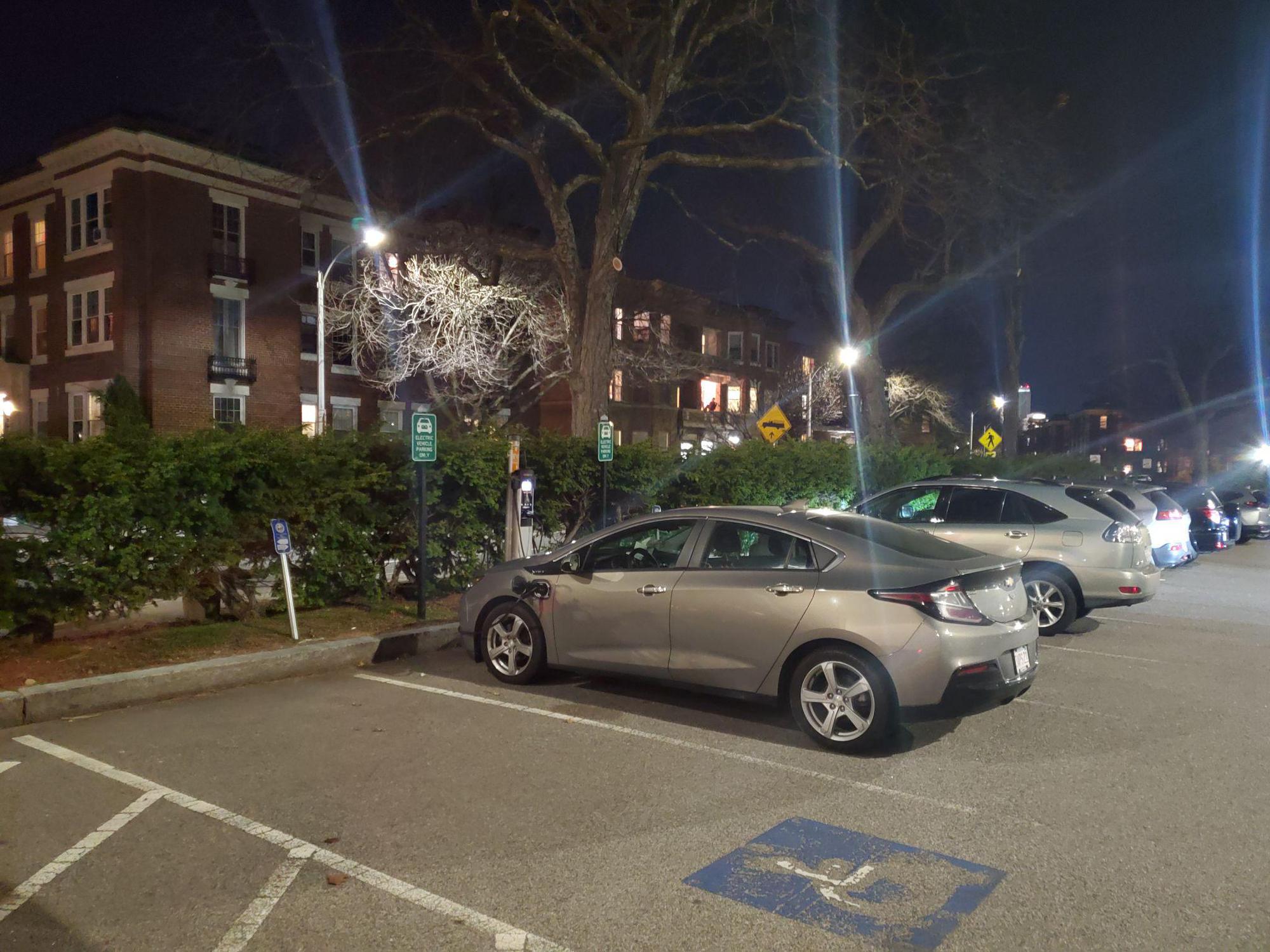 Babcock Street Parking Brookline, MA EV Station