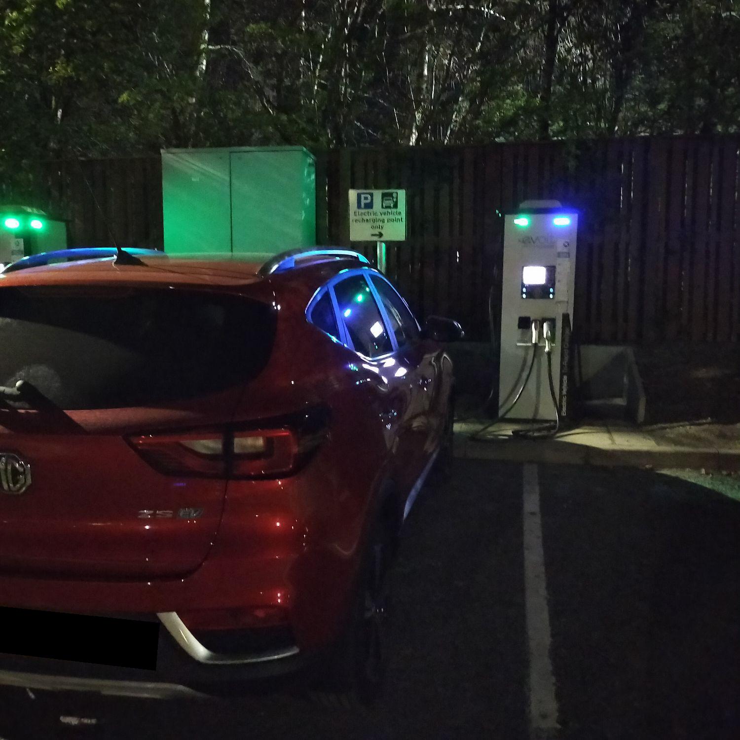 Kinross Park & Ride Car Park Kinross, Scotland EV Station