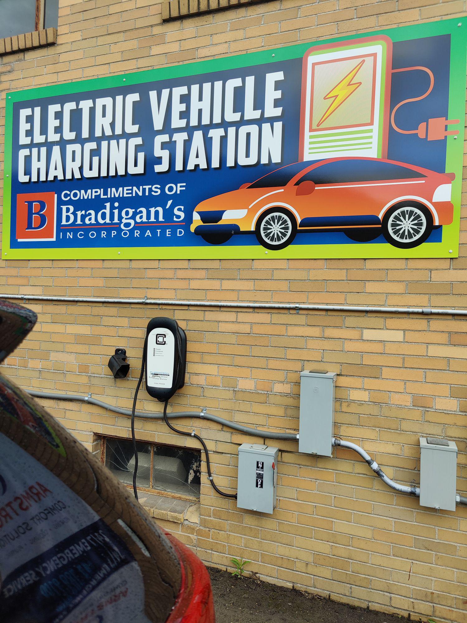 Bradigan's HVAC Kittanning, PA EV Station
