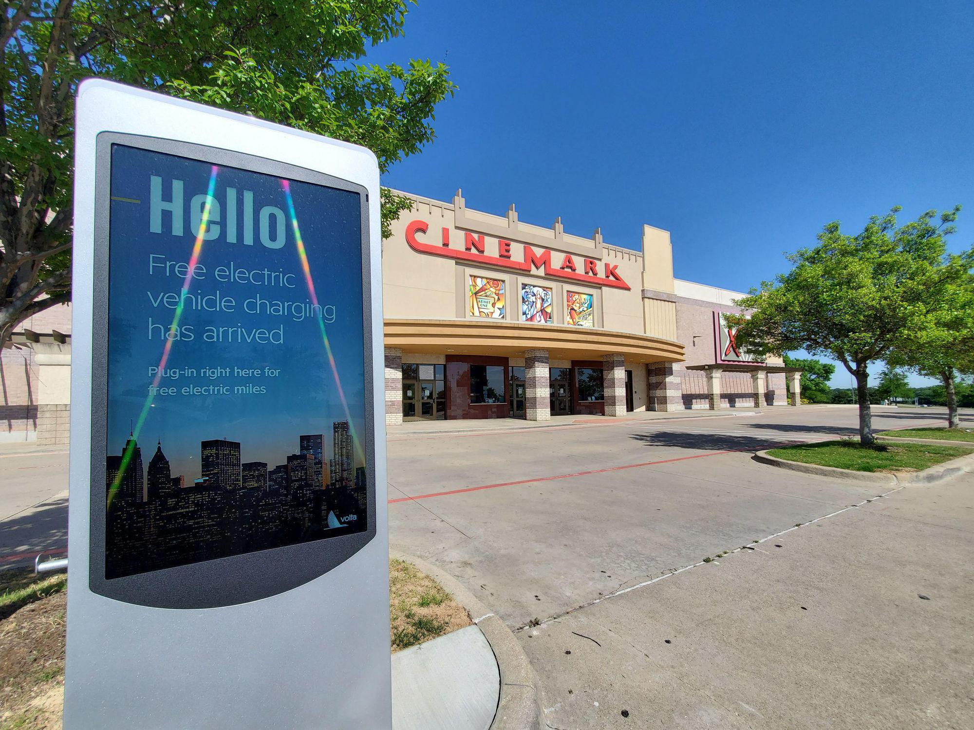 Cinemark 12 Mansfield and XD Mansfield, TX EV Station
