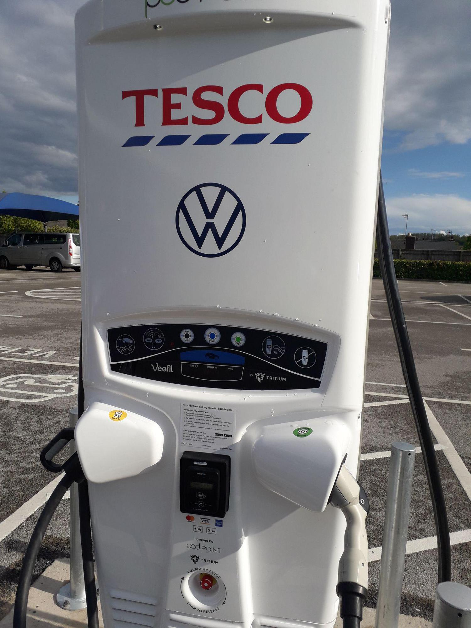 Tesco Superstore Alfreton 1 Alfred St, Alfreton DE55 7JD, UK EV Station