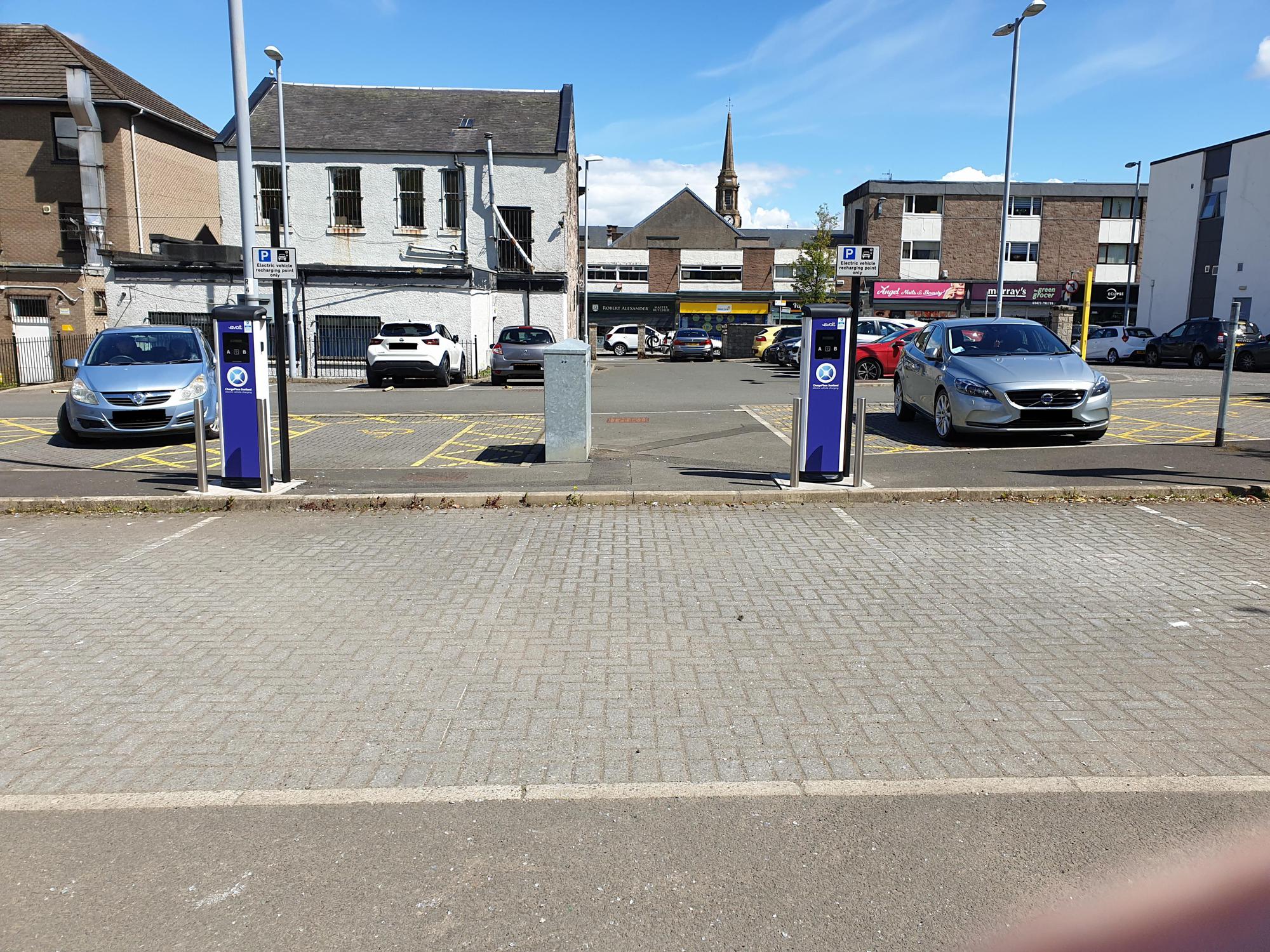 Princes Street Car Park Princes Street, Port Glasgow PA14 5JH EV