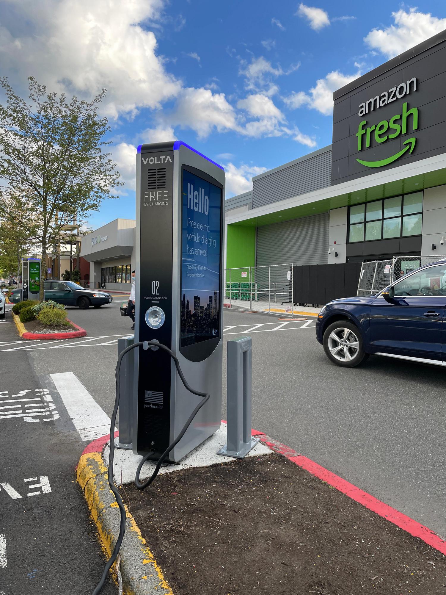 Factoria Mall Amazon Fresh Bellevue, WA EV Station