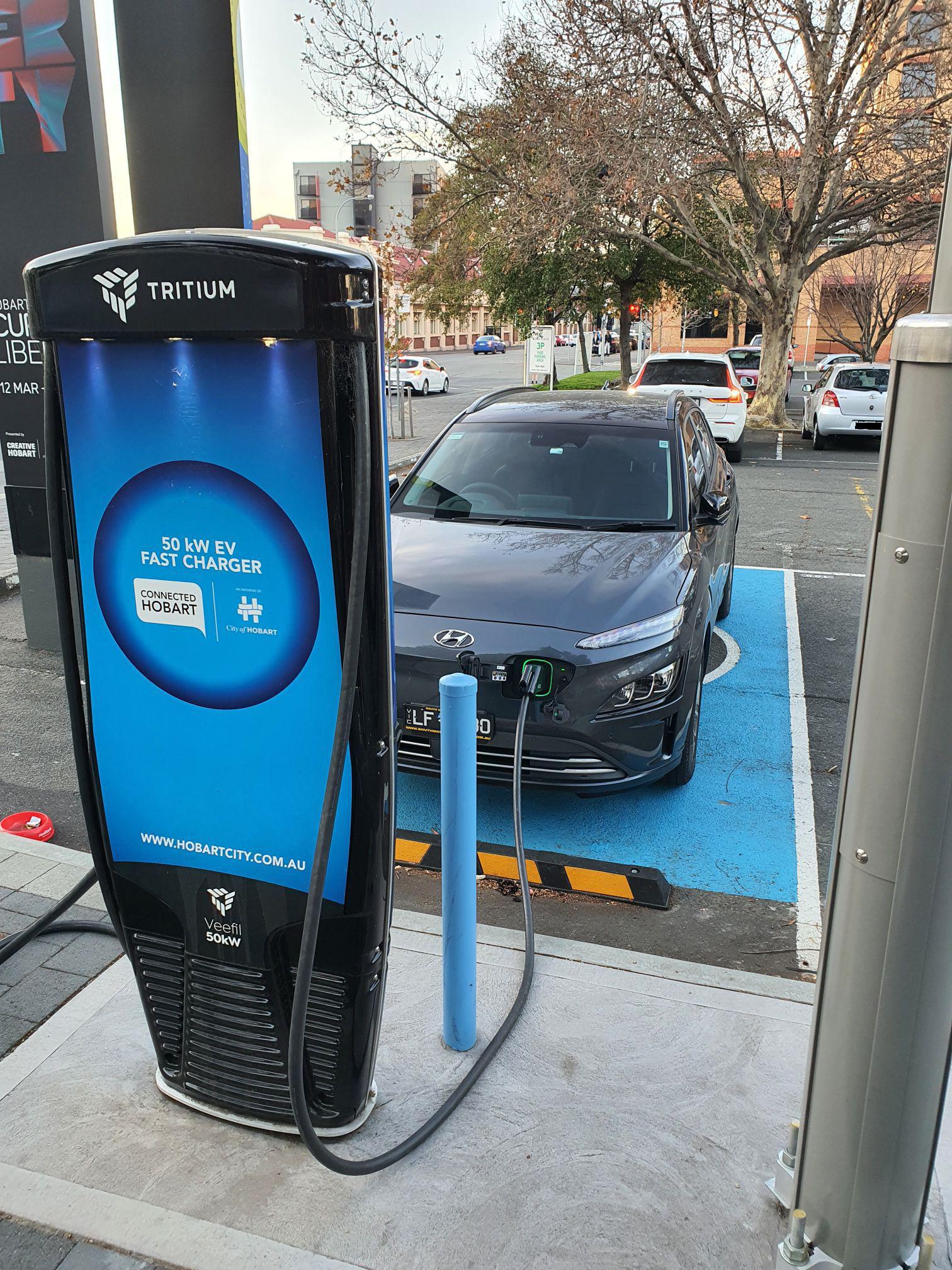 Dunn Place Car Park Hobart, TAS EV Station