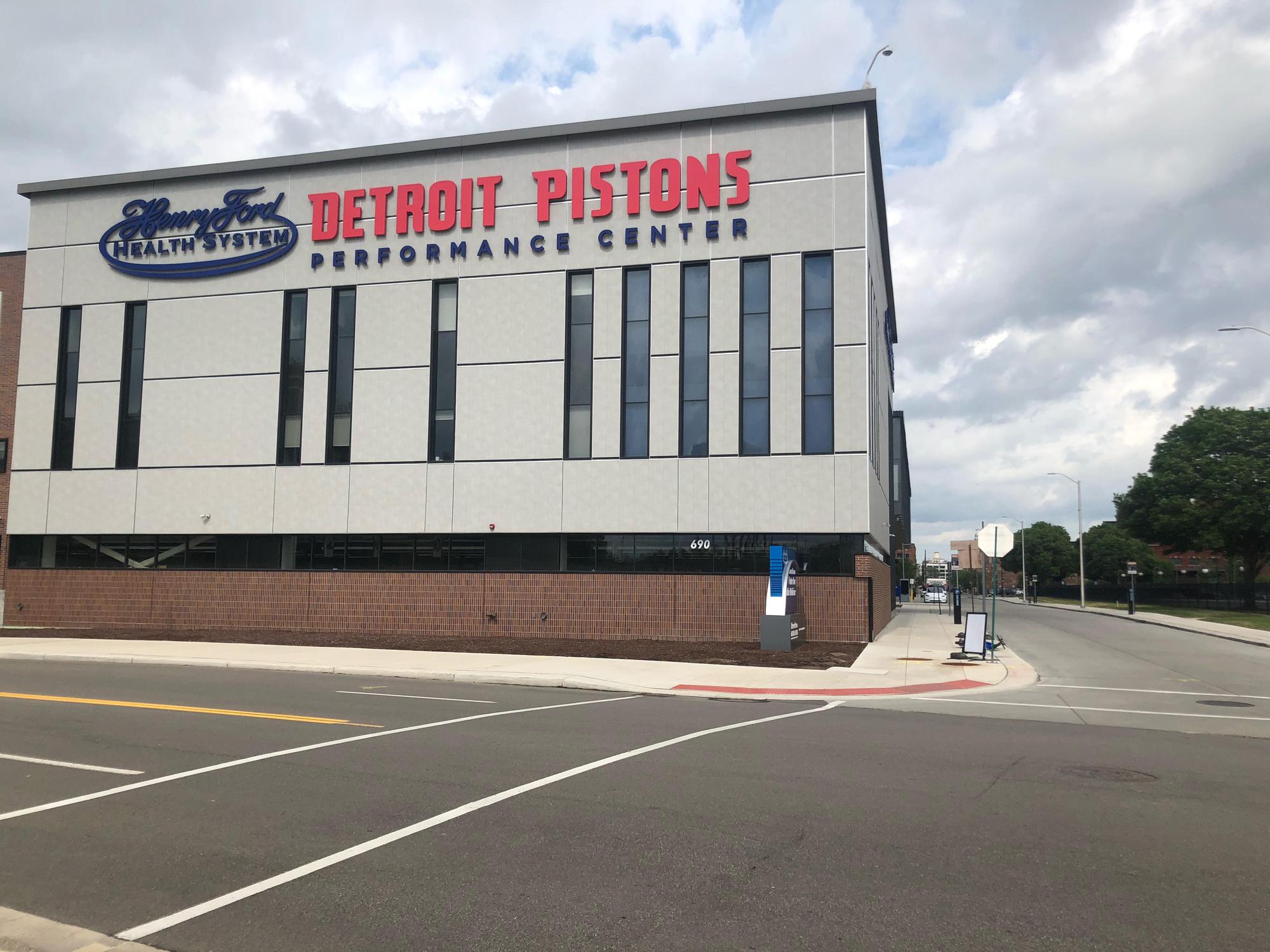 Detroit Pistons Performance Center North Entrance Detroit, MI EV