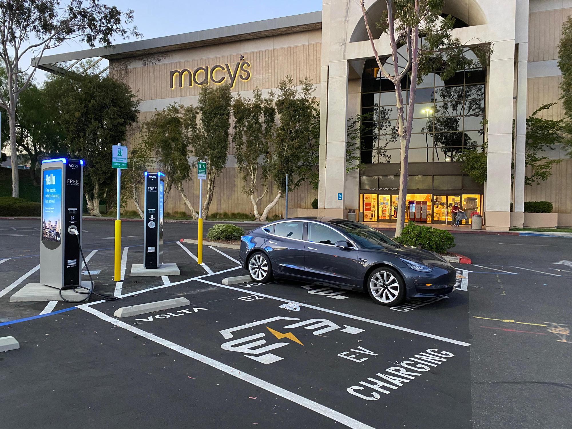 Westfield North County Macy's Escondido, CA EV Station