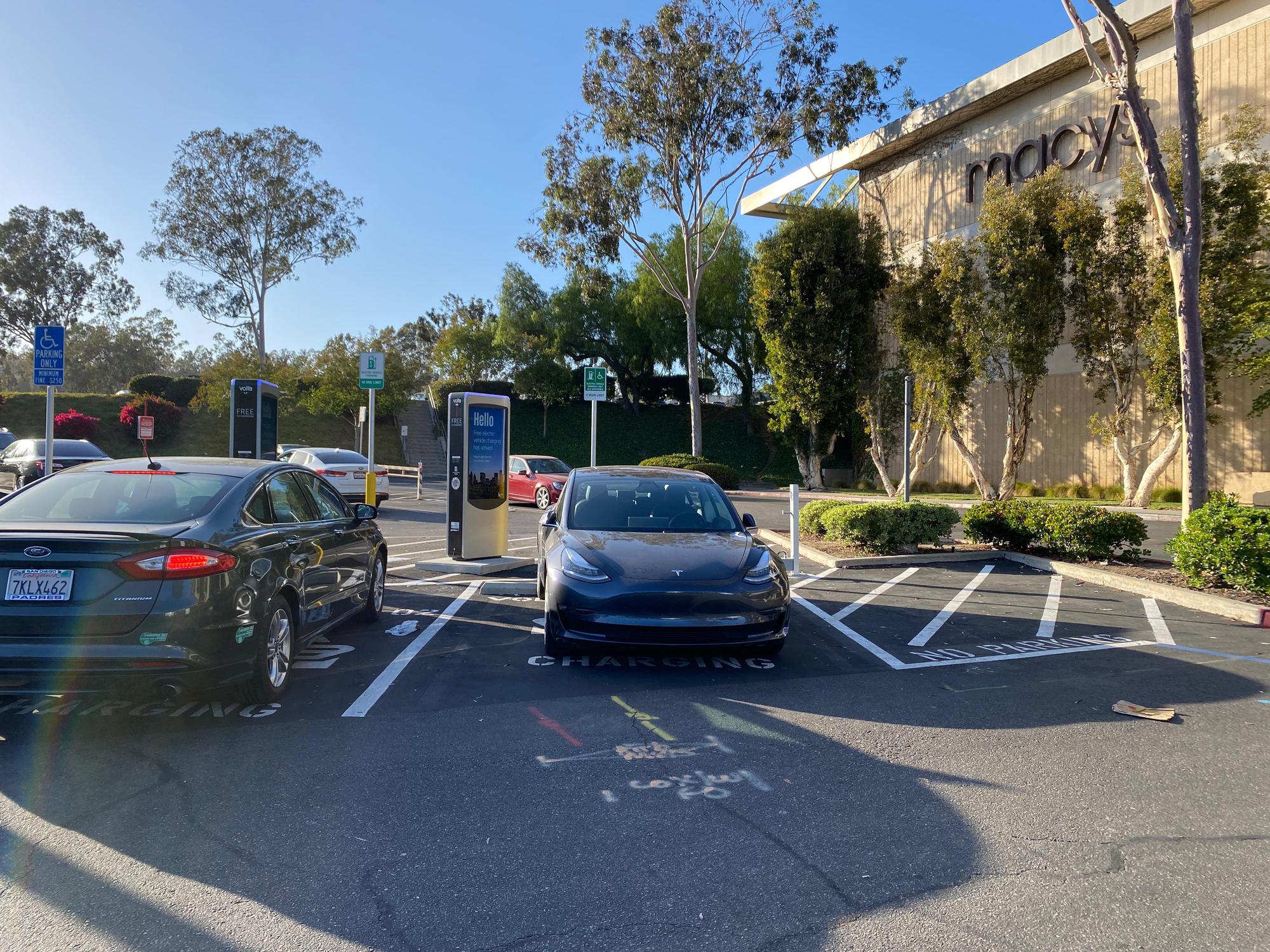Westfield North County Macy's Escondido, CA EV Station