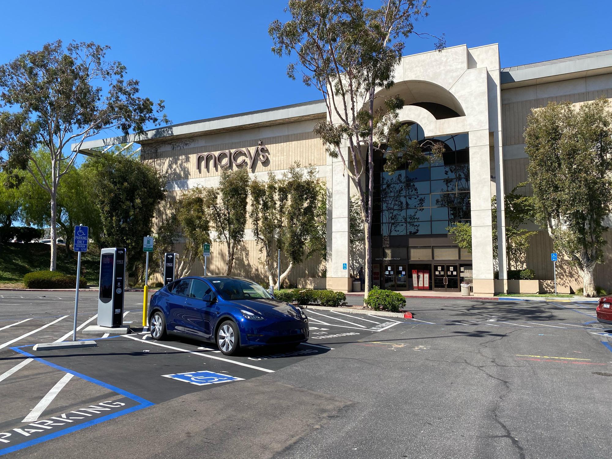 Westfield North County Macy's Escondido, CA EV Station