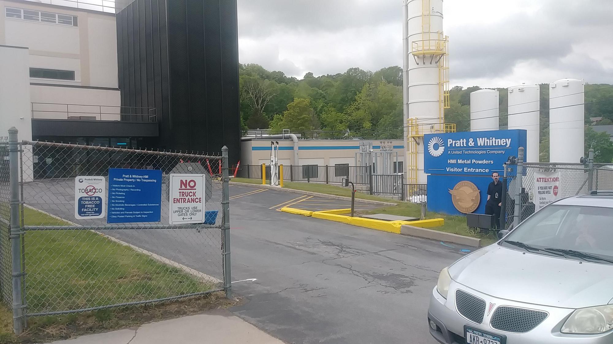 Pratt and Whitney HMI Metal Powders Clayville, NY EV Station