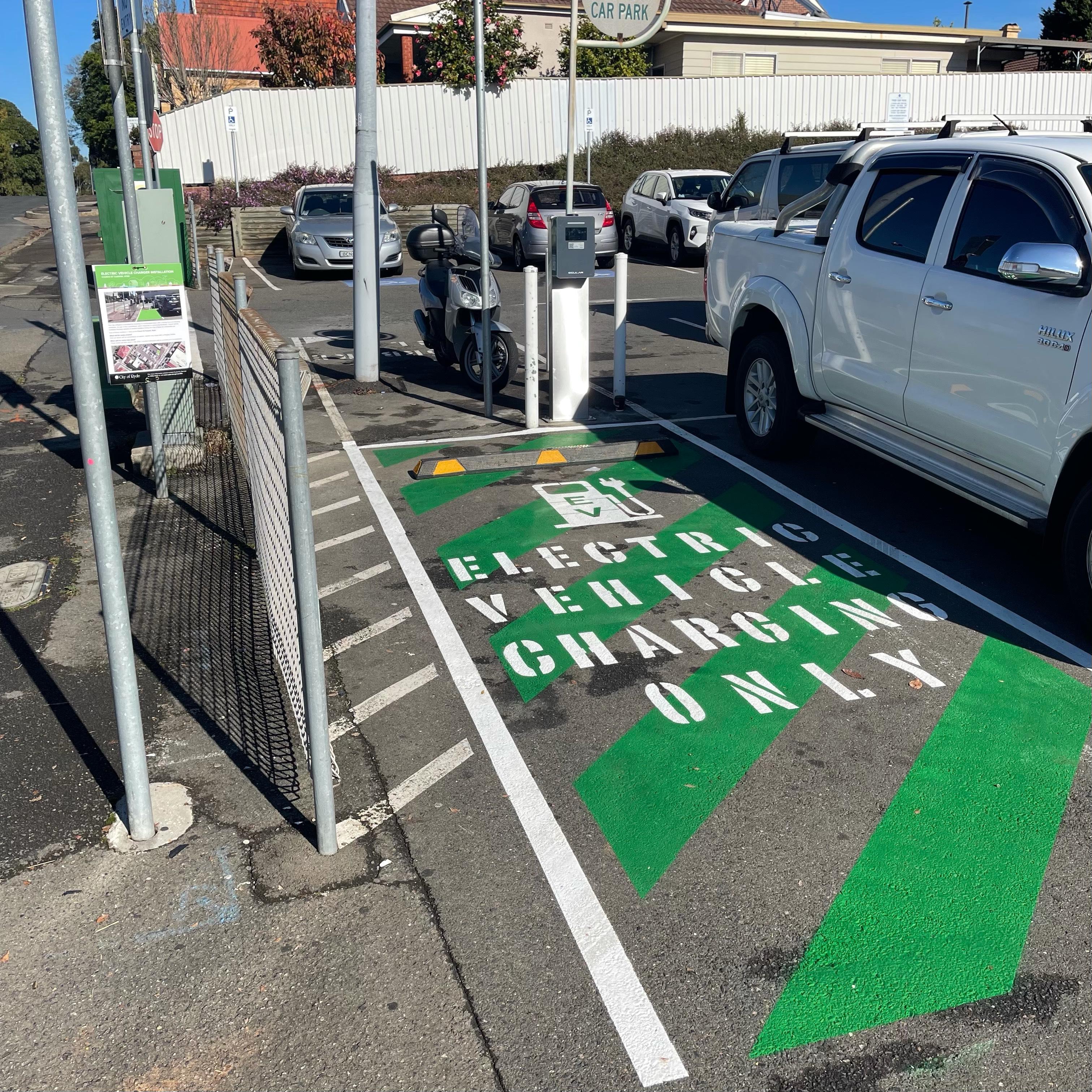 Church St Car Park Top Ryde Ryde, NSW EV Station