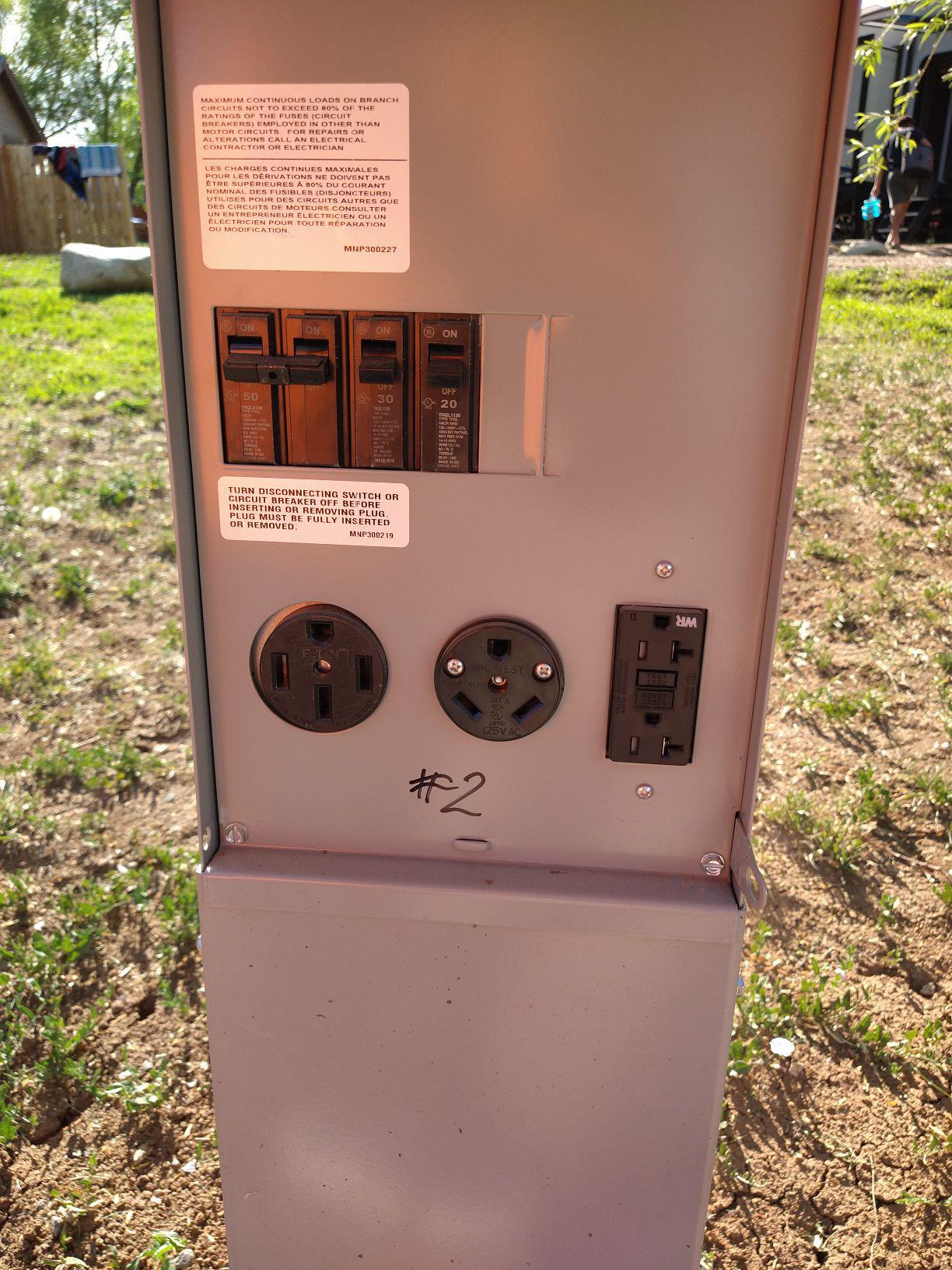 Oasis RV Resort & Cottages Durango, CO EV Station