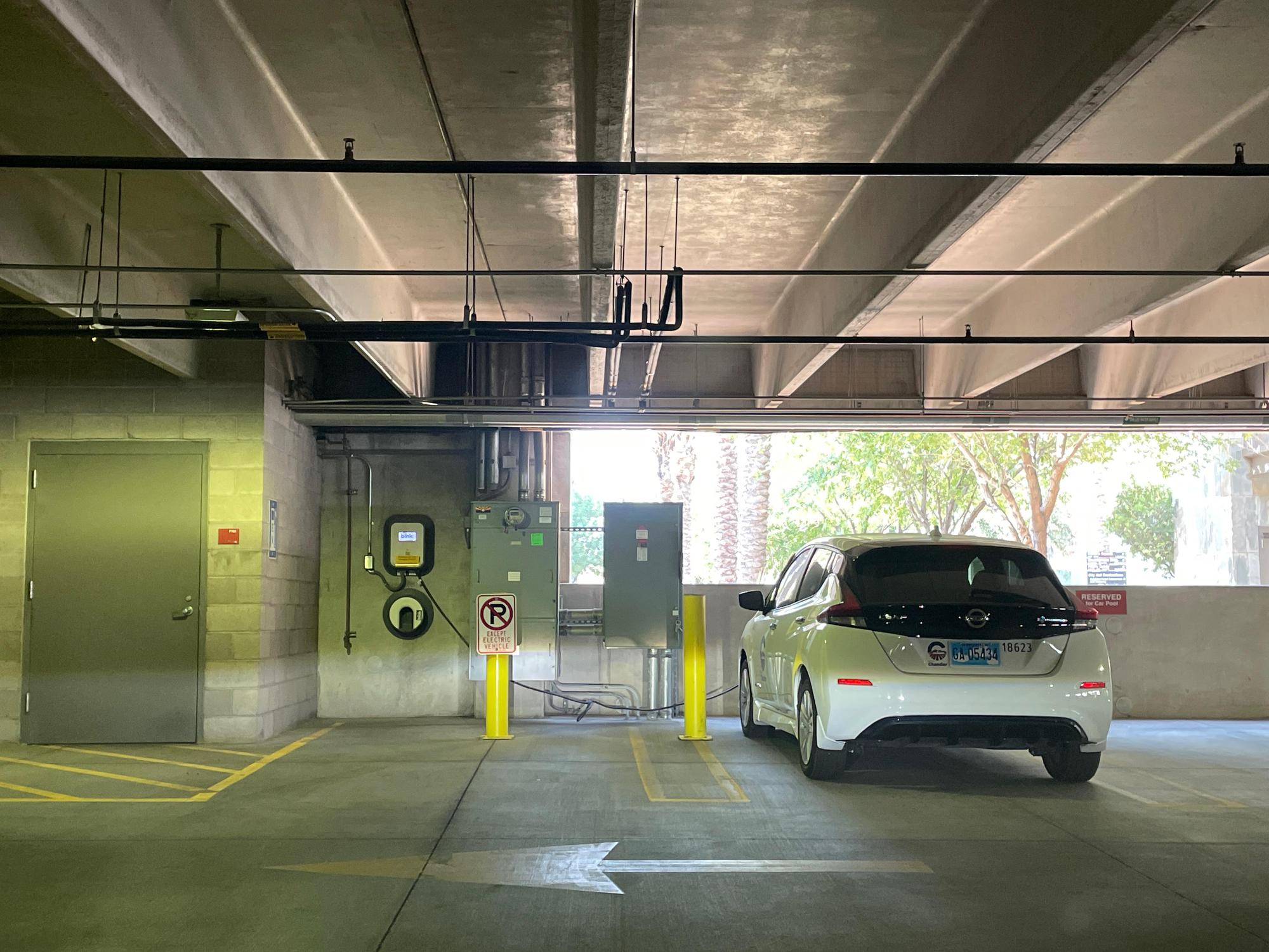 City Hall Parking Garage Chandler, AZ EV Station