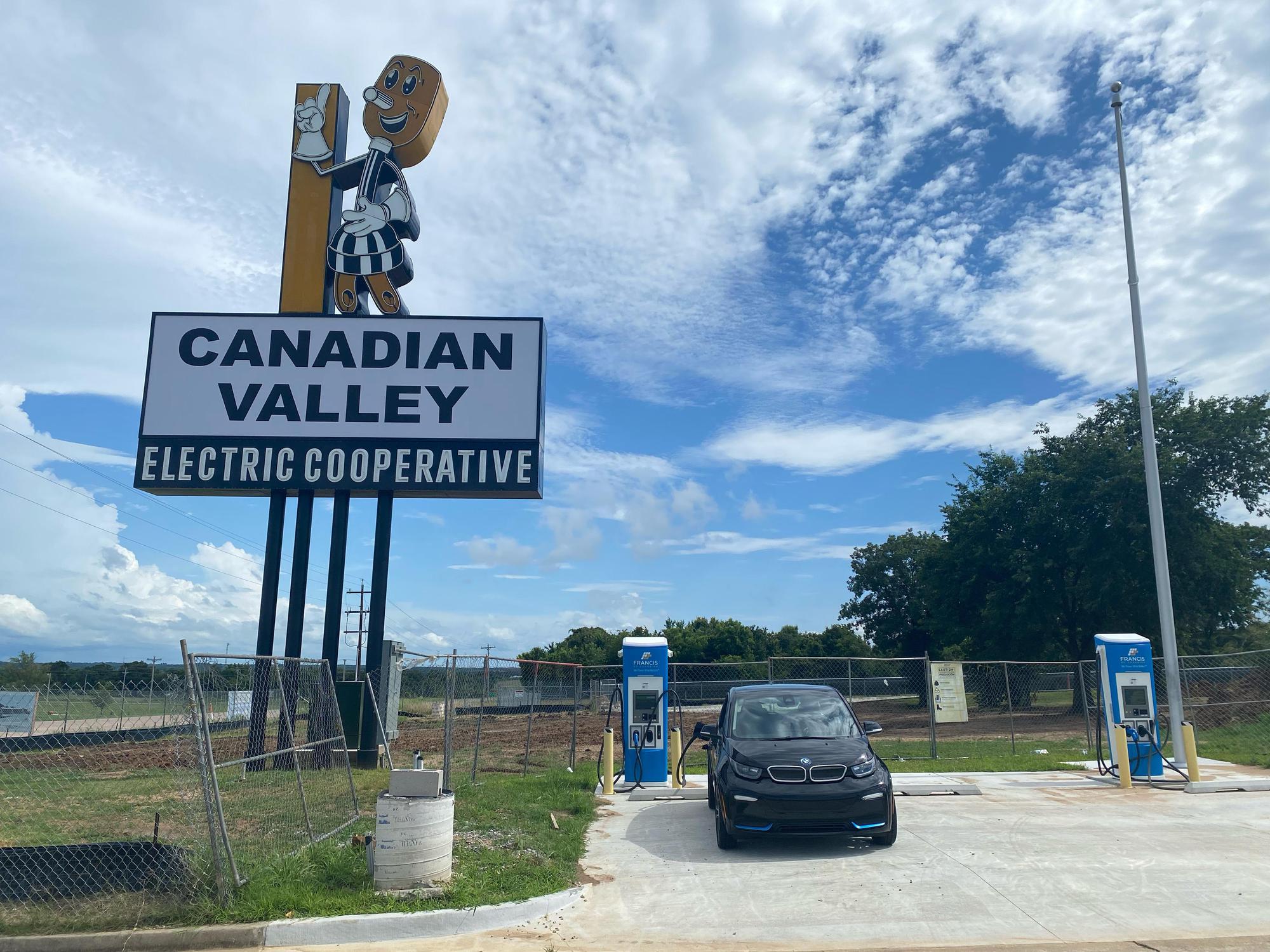 Canadian Valley Electric Cooperative Prague, OK EV Station