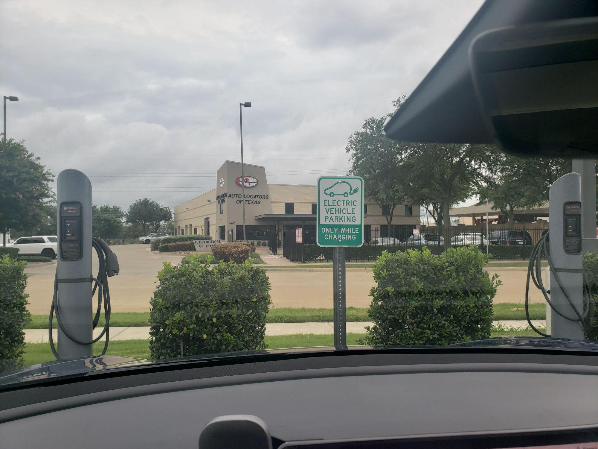 AutoNation Collision Center Plano TX EV Station