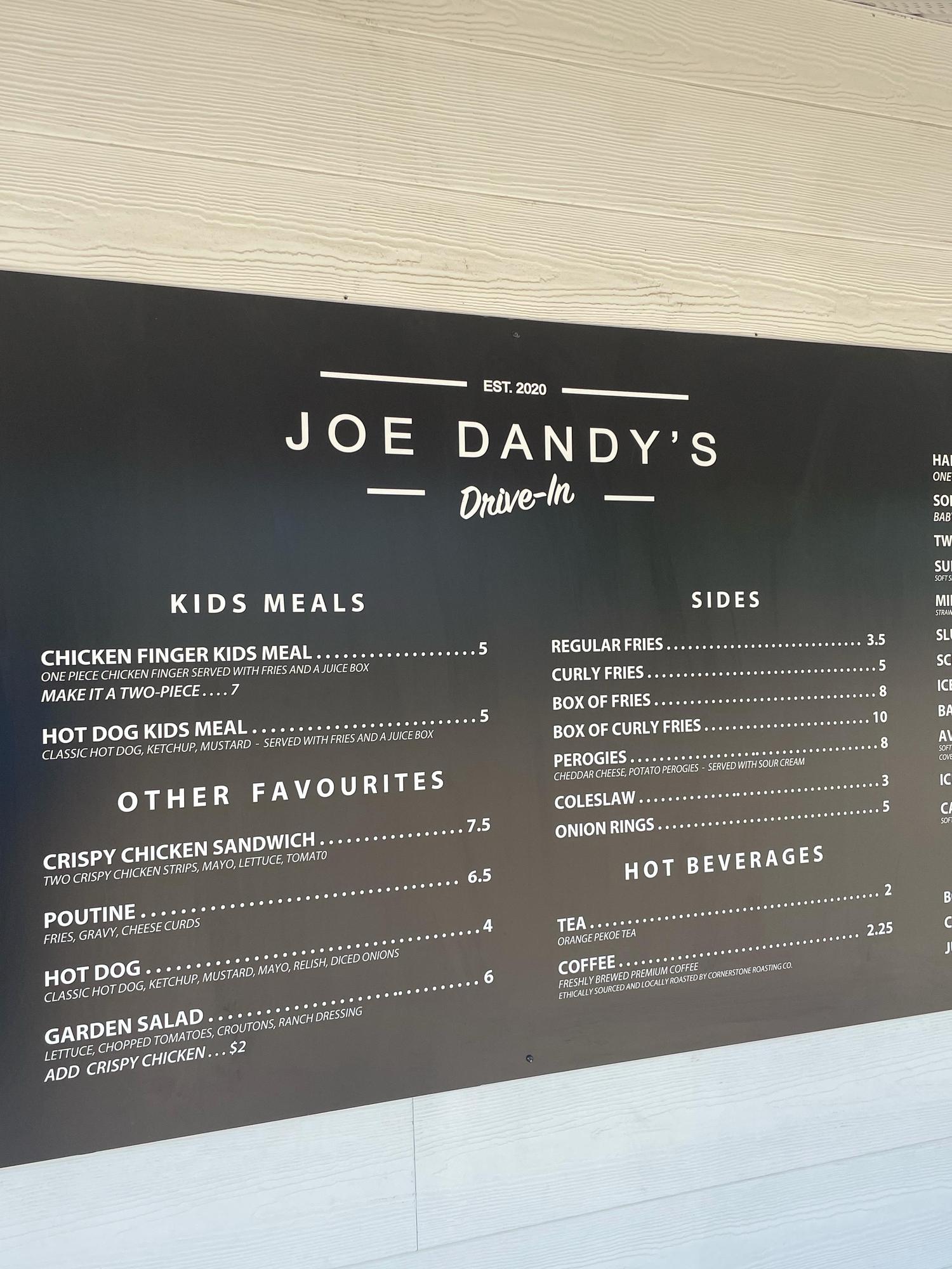 Joe Dandy's DriveIn Oak Lake, MB EV Station